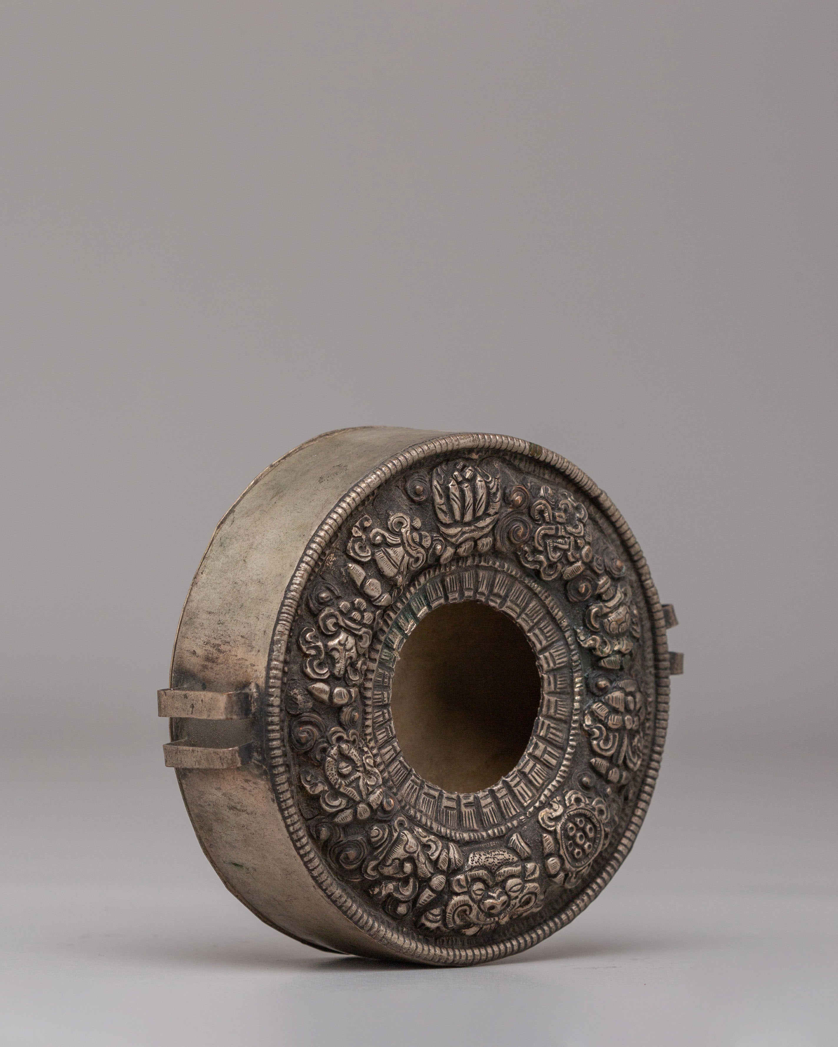 Himalayan Ghau Box for Altar | Ritual Storage Box for Offerings
