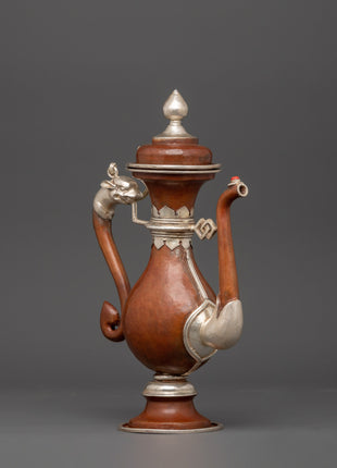 Traditional Bhumba Ritual Vase | Tibetan Buddhist Water Offering Vase