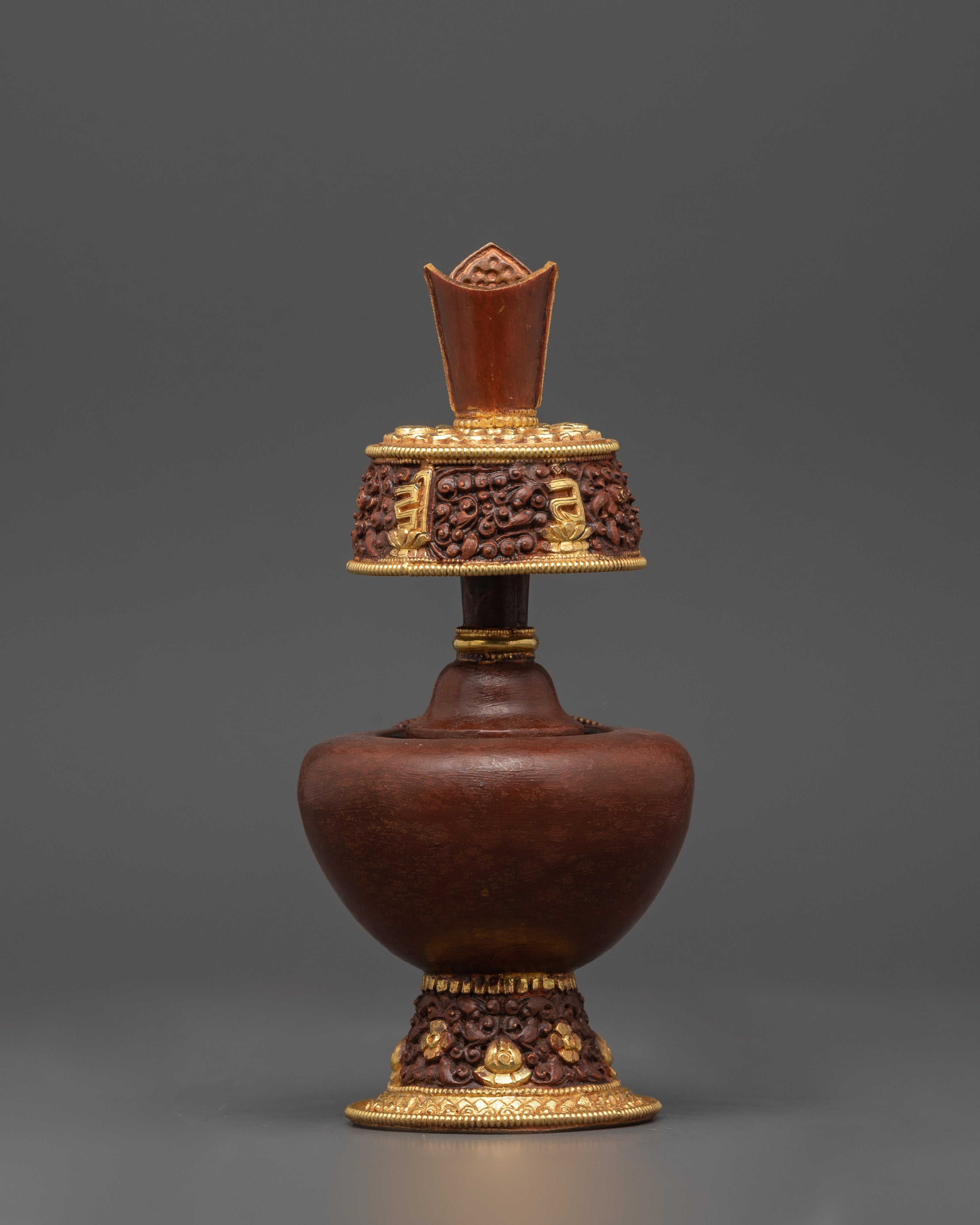 Gold-Plated Bhumba Ritual Set | Sacred Ritual Decor