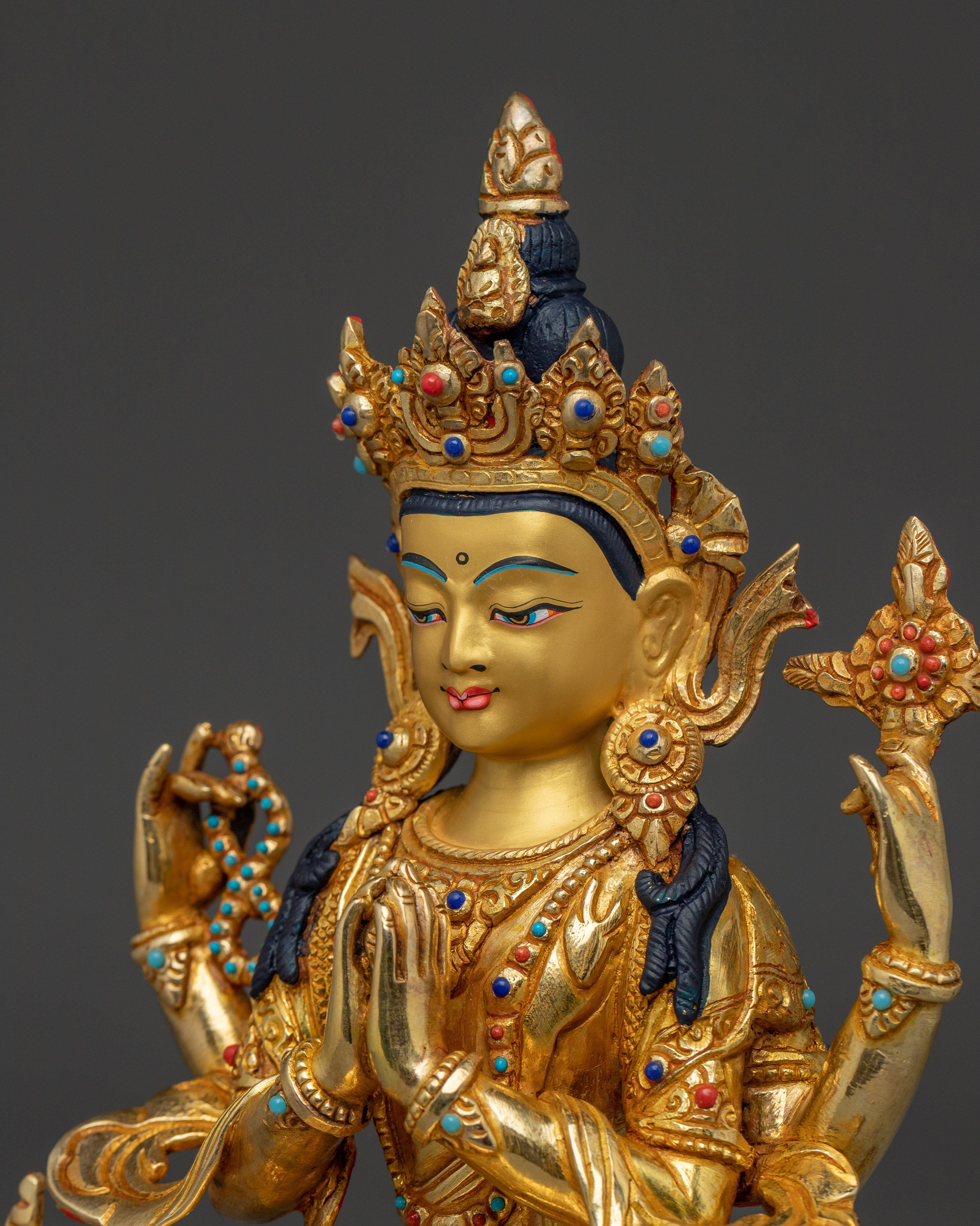 Chenrezig Spiritual Statue | Avalokiteshvara - Embodiment of Compassion