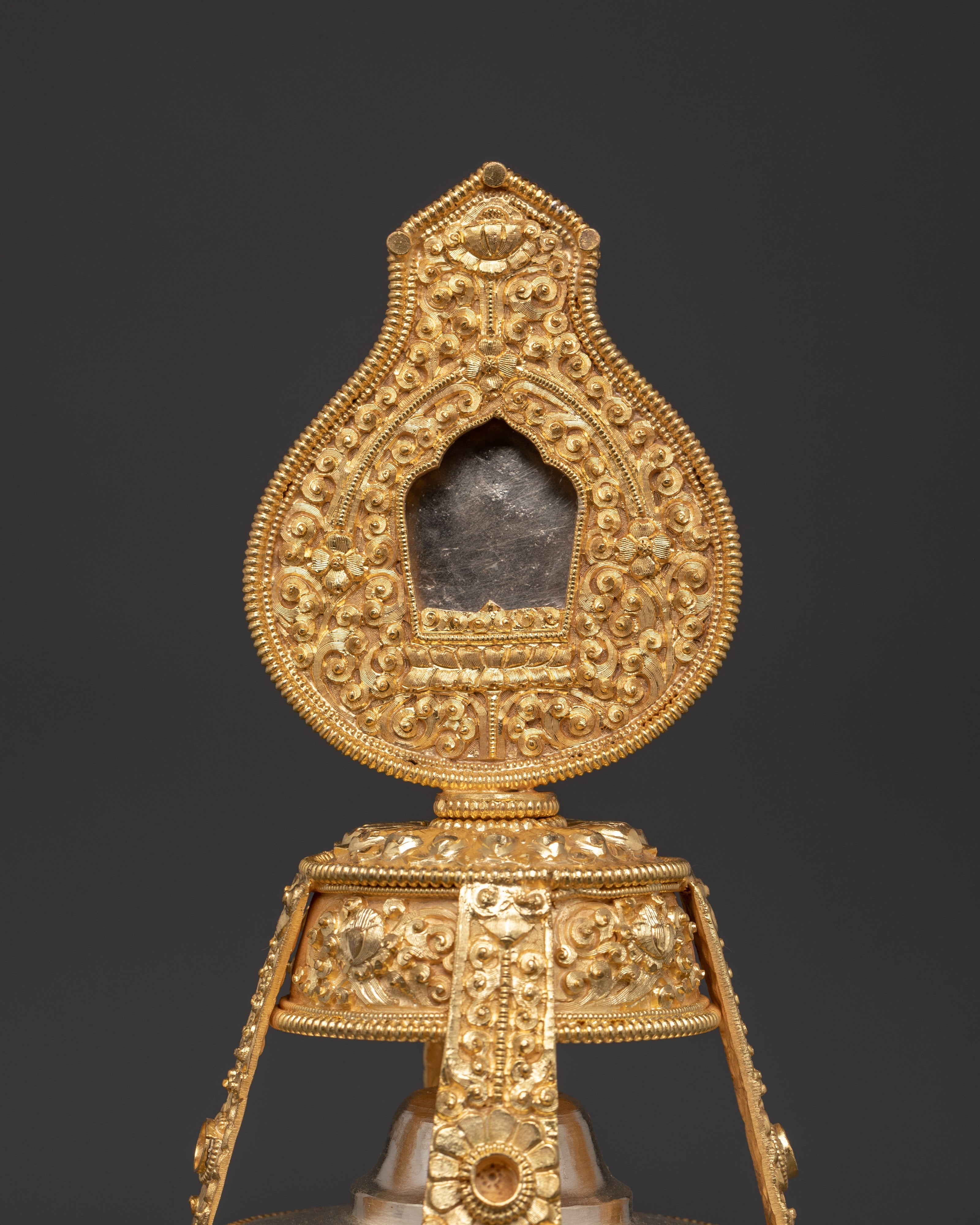 Traditional Copper Body Life Vase | Handcrafted Gold Plated Spiritual Vessel