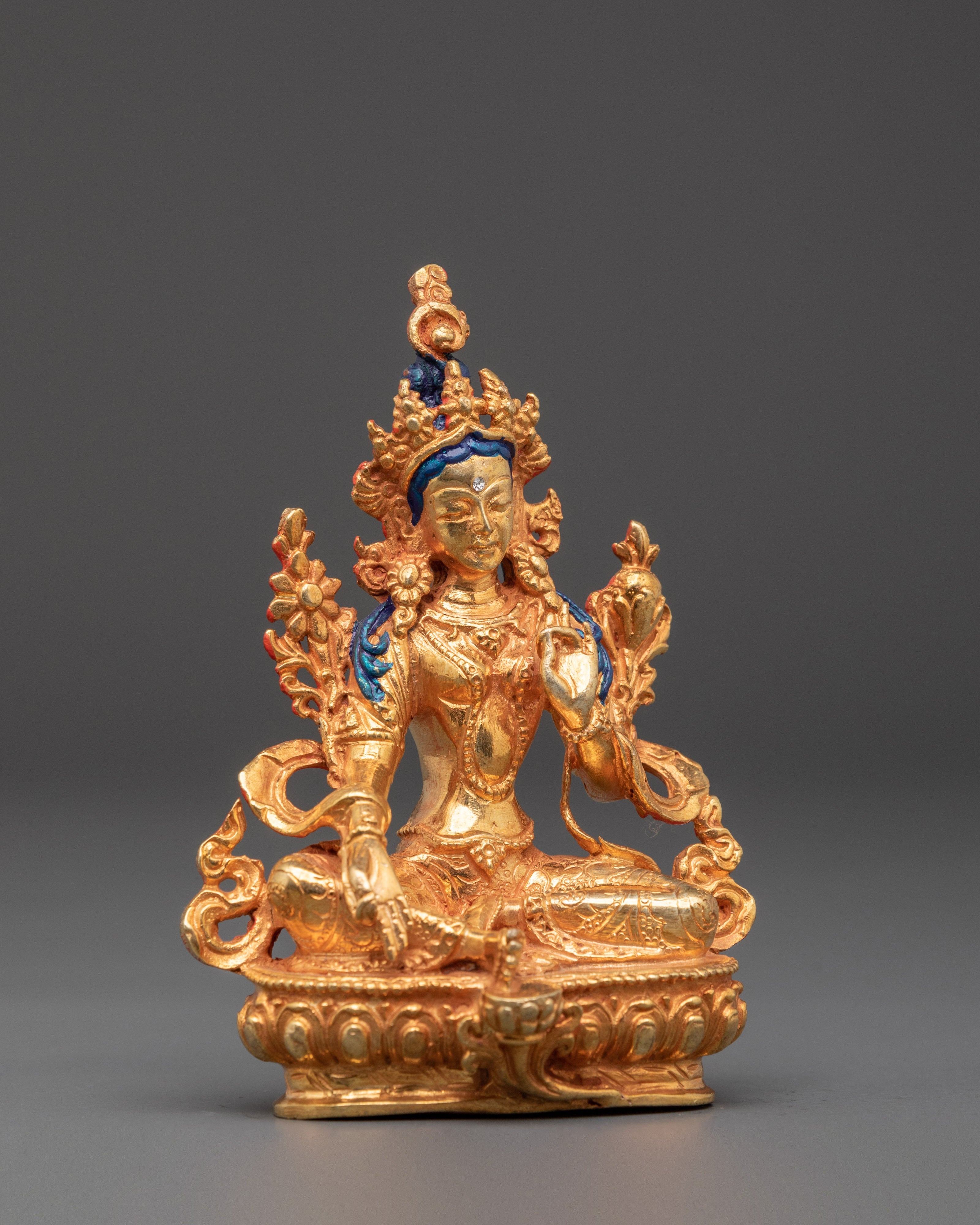 Compassionate Deity Shyama Tara Statue | Embrace Compassion and Wisdom