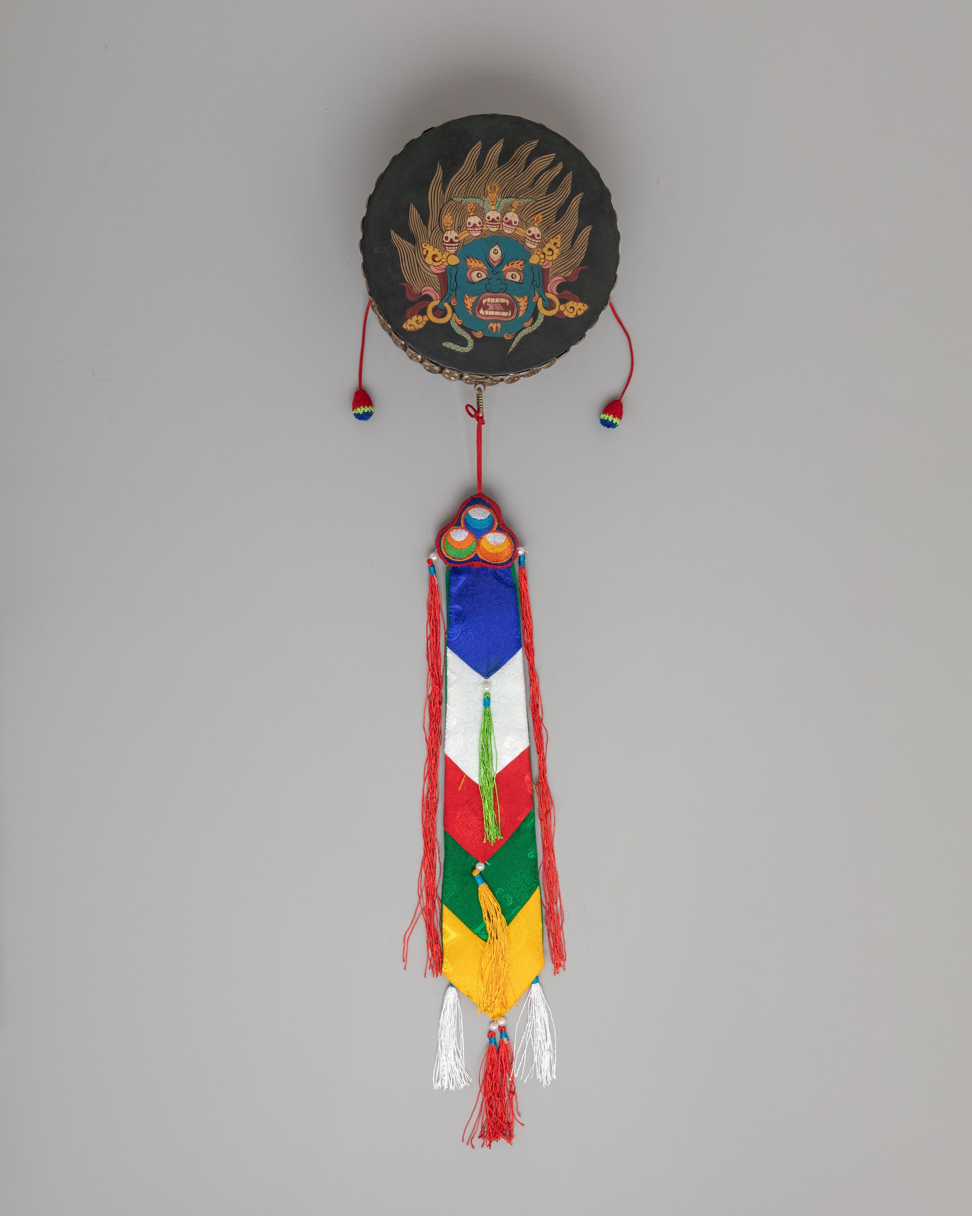 Spiritual Buddhist Damaru | Himalayan Ritual Instrument