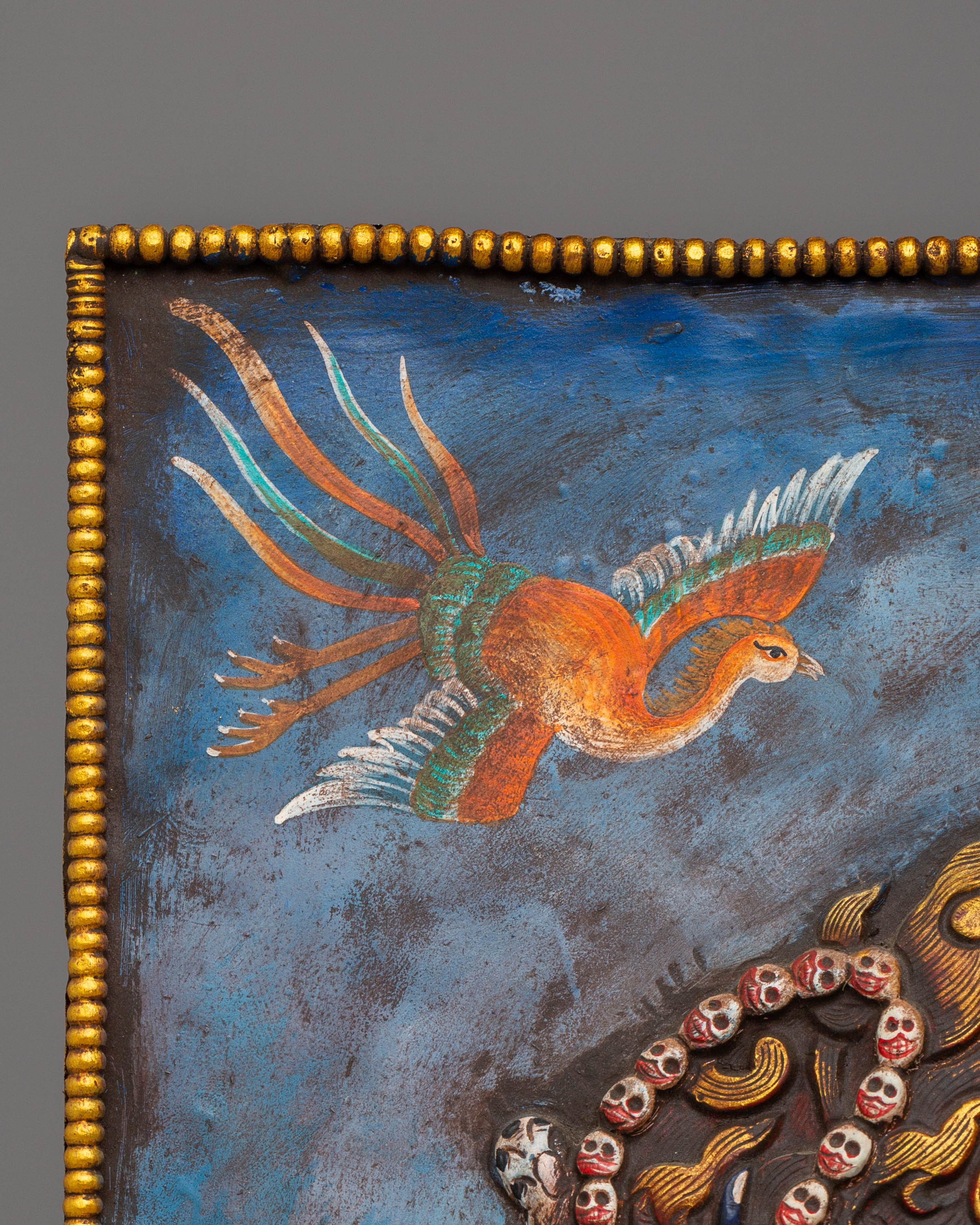 Handmade Six-Armed Mahakala Wall Hanging | A Symbol of Protection and Power