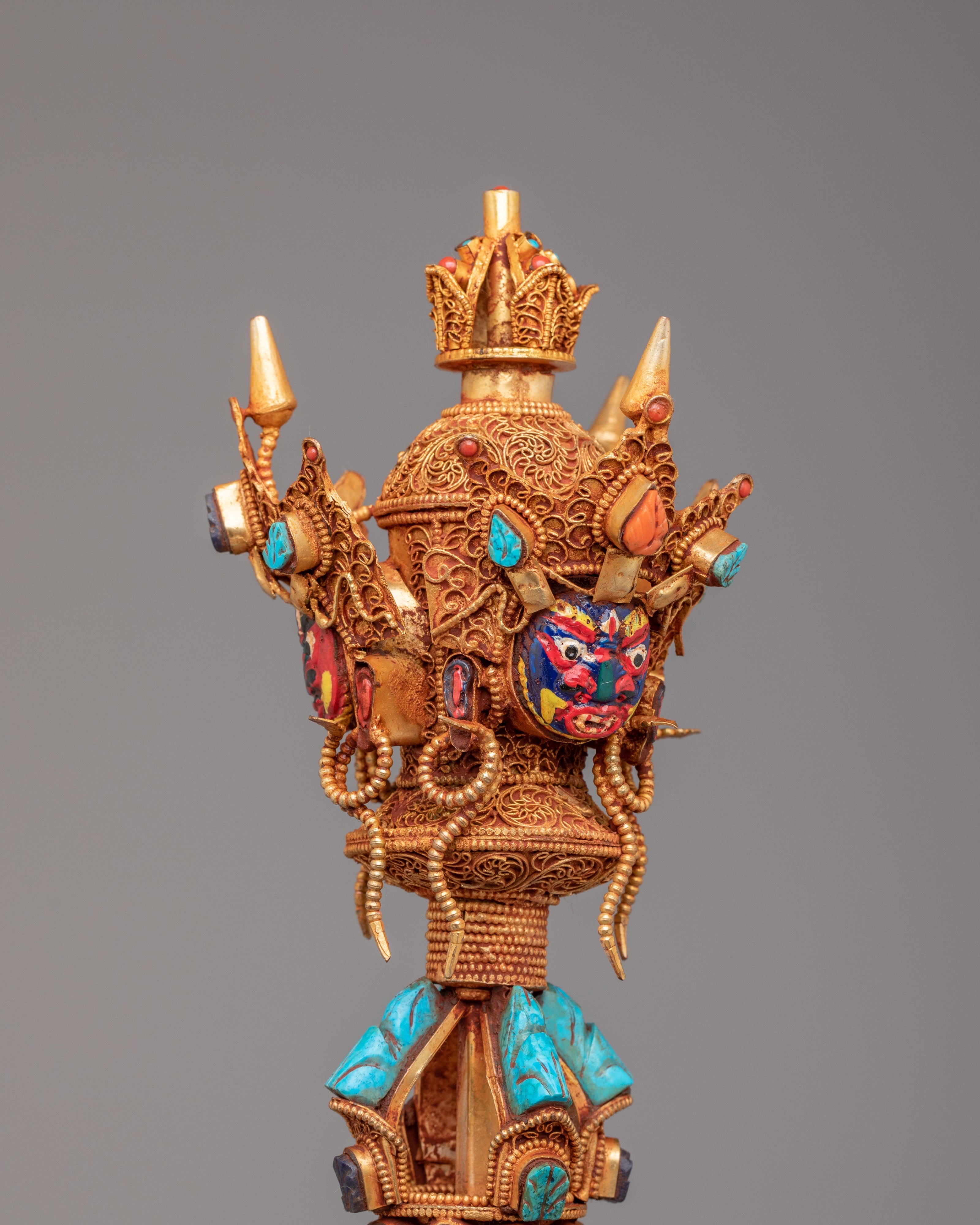 Buddhist Tibetan Phurba | Ritual Dagger for Protection & Spiritual Transformation