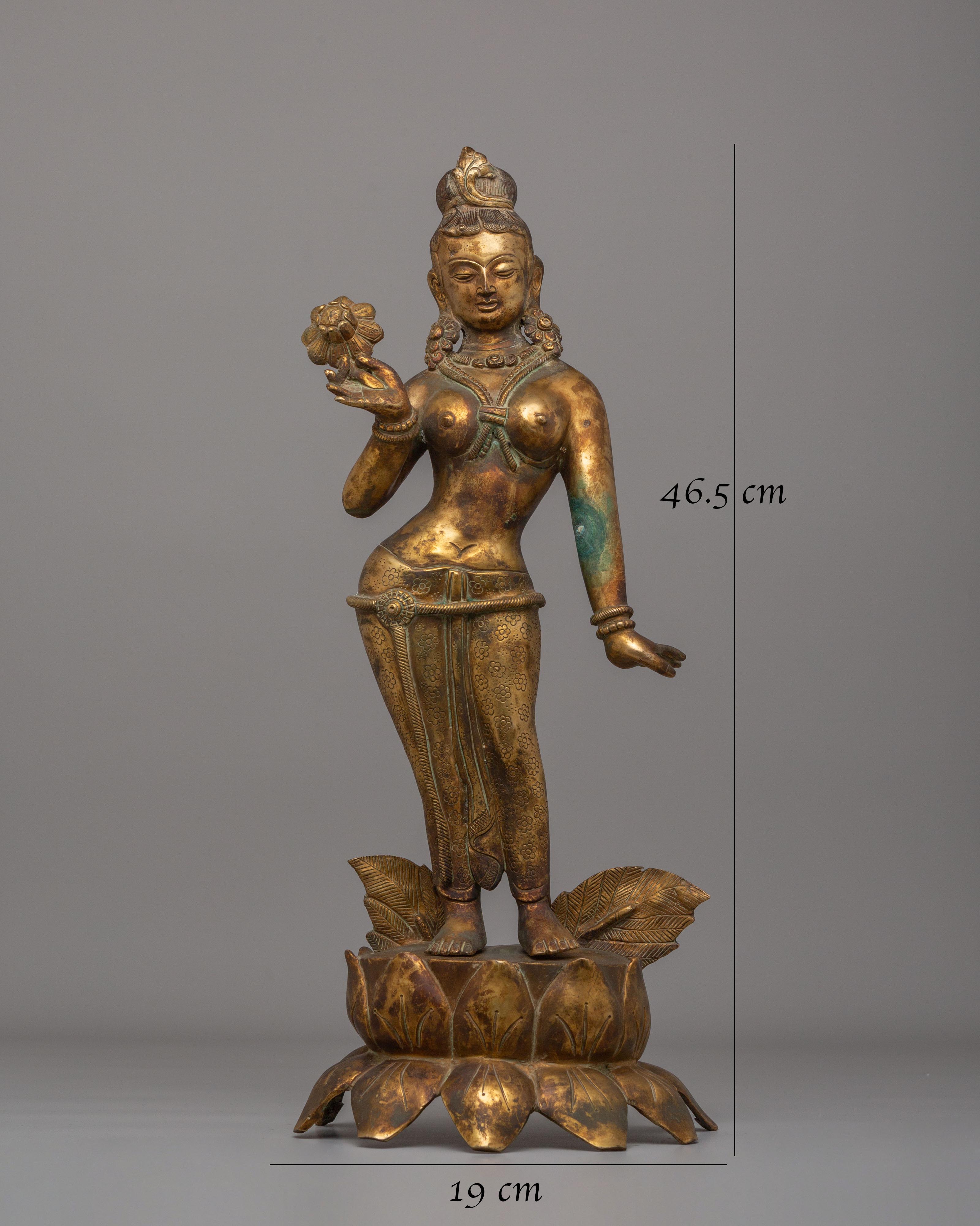 Maya Devi Mother Buddha Statue | Tibetan Sculpture