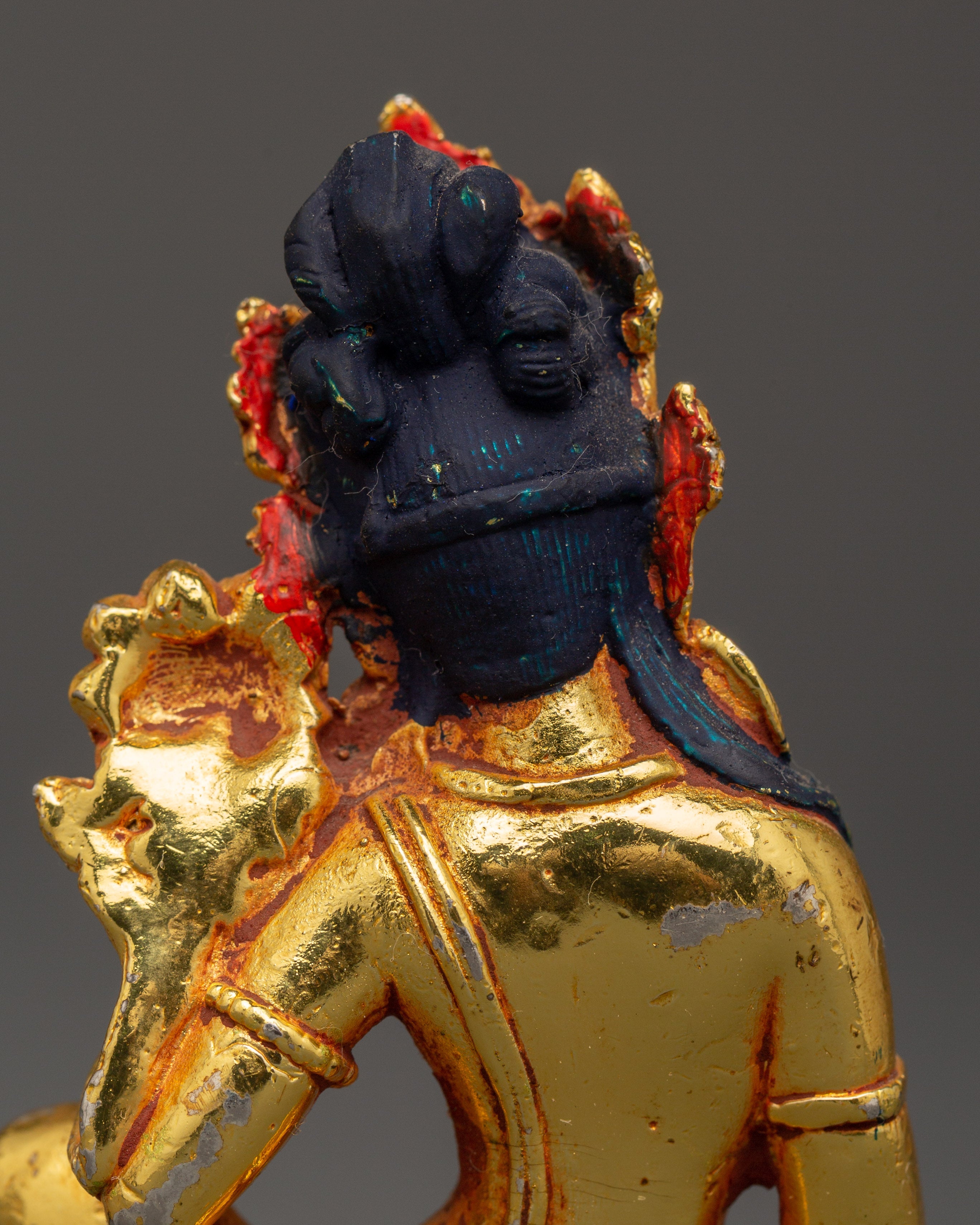 Gold Plated Parvati Statue | Goddess for Altar
