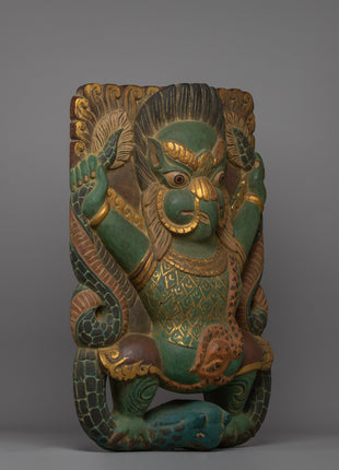 Buddhist Religious Garuda Wall Decor | Traditional Artwork for Blessings and Harmony