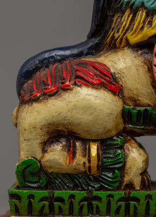 Guardian Lion Statue Set | Spiritual Protector & Feng Shui Decor