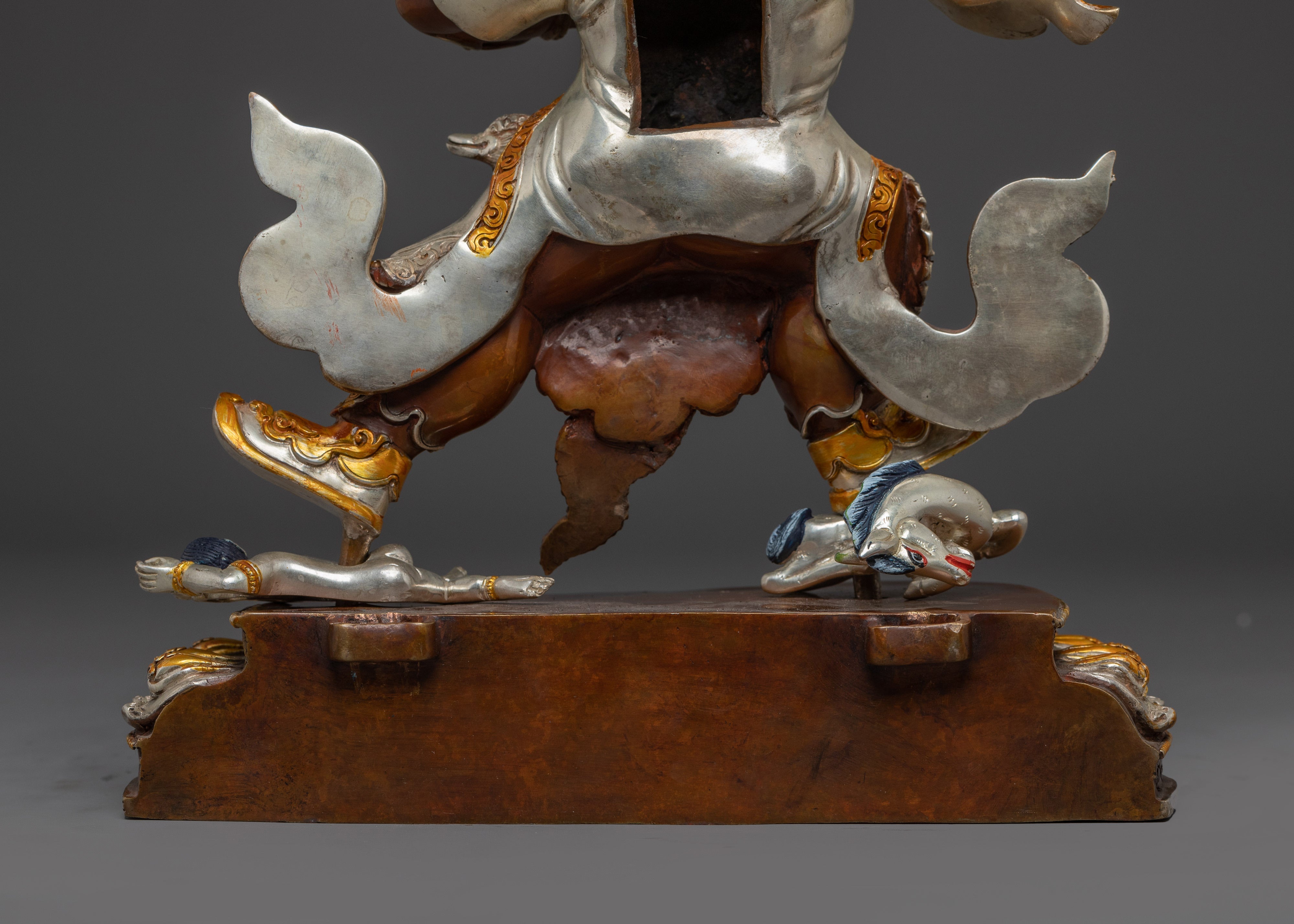 Dharma Guardian Mahakala Bernagchen Statue | Wrathful Protector