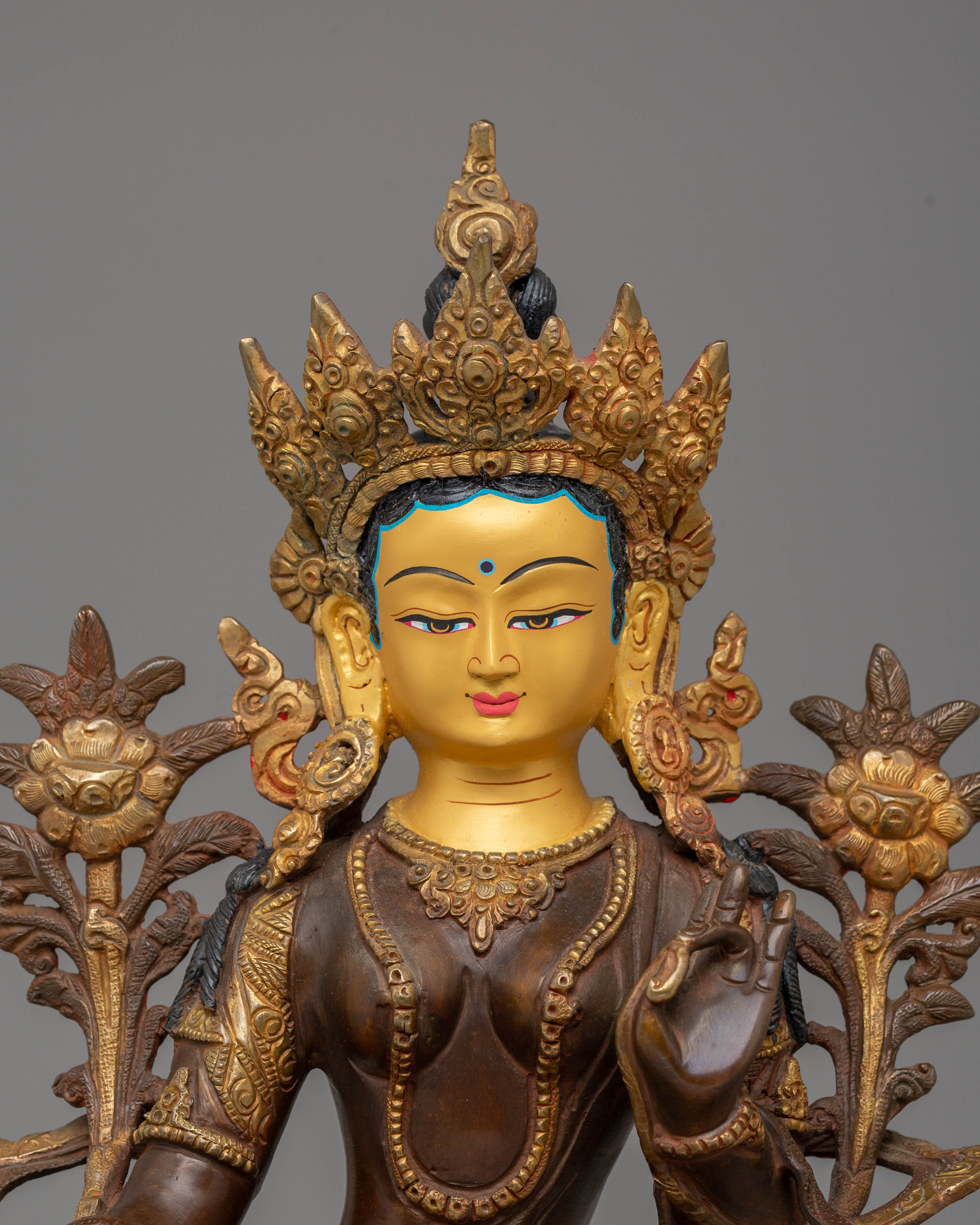 Shyama Tara Sculpture | Goddess of Compassion Green Tara Statue