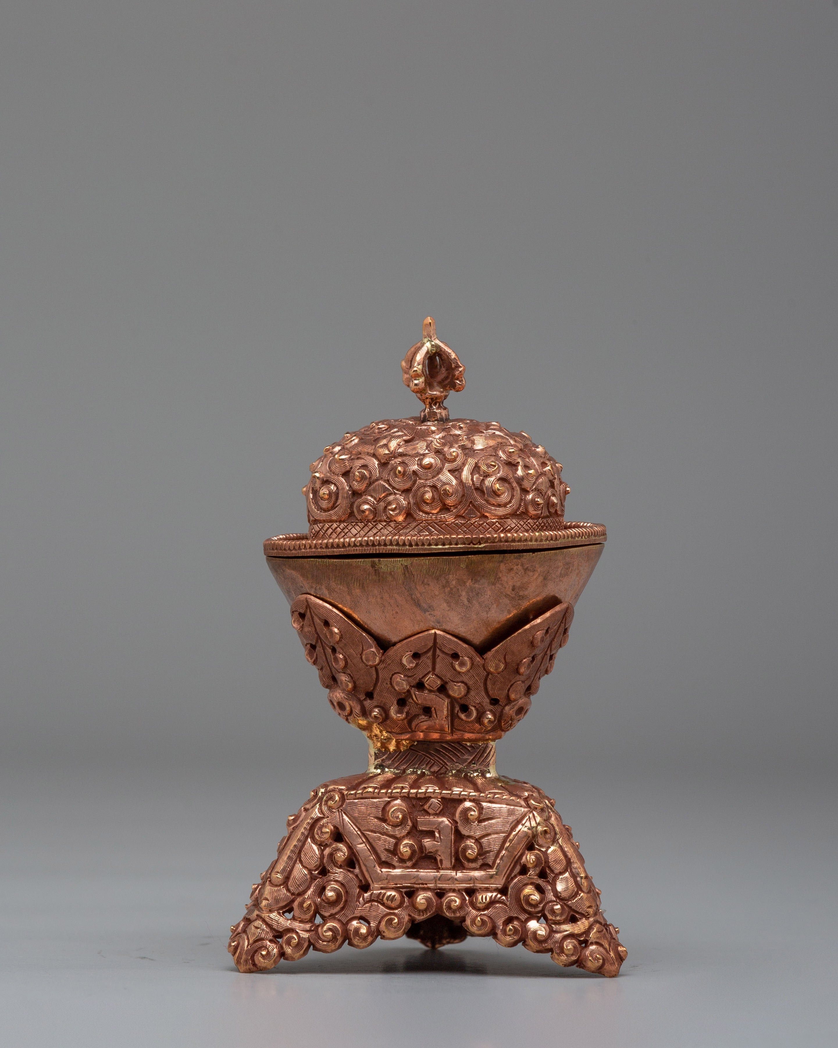 Traditional Skull Cup Set | Ritual Tool for Tantric Practices