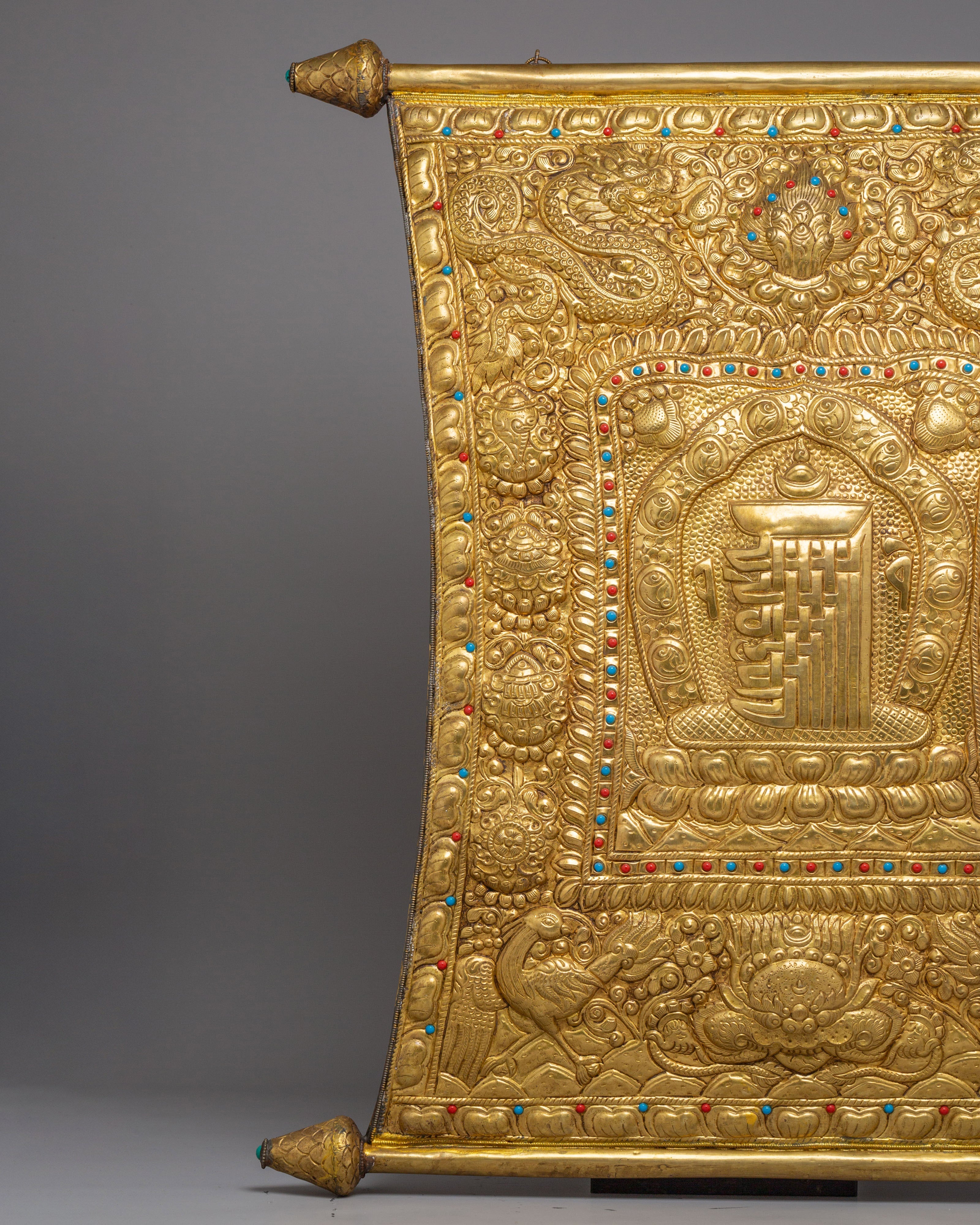 Kalachakra Metal Wall Hanging | Tibetan Buddhist Symbol