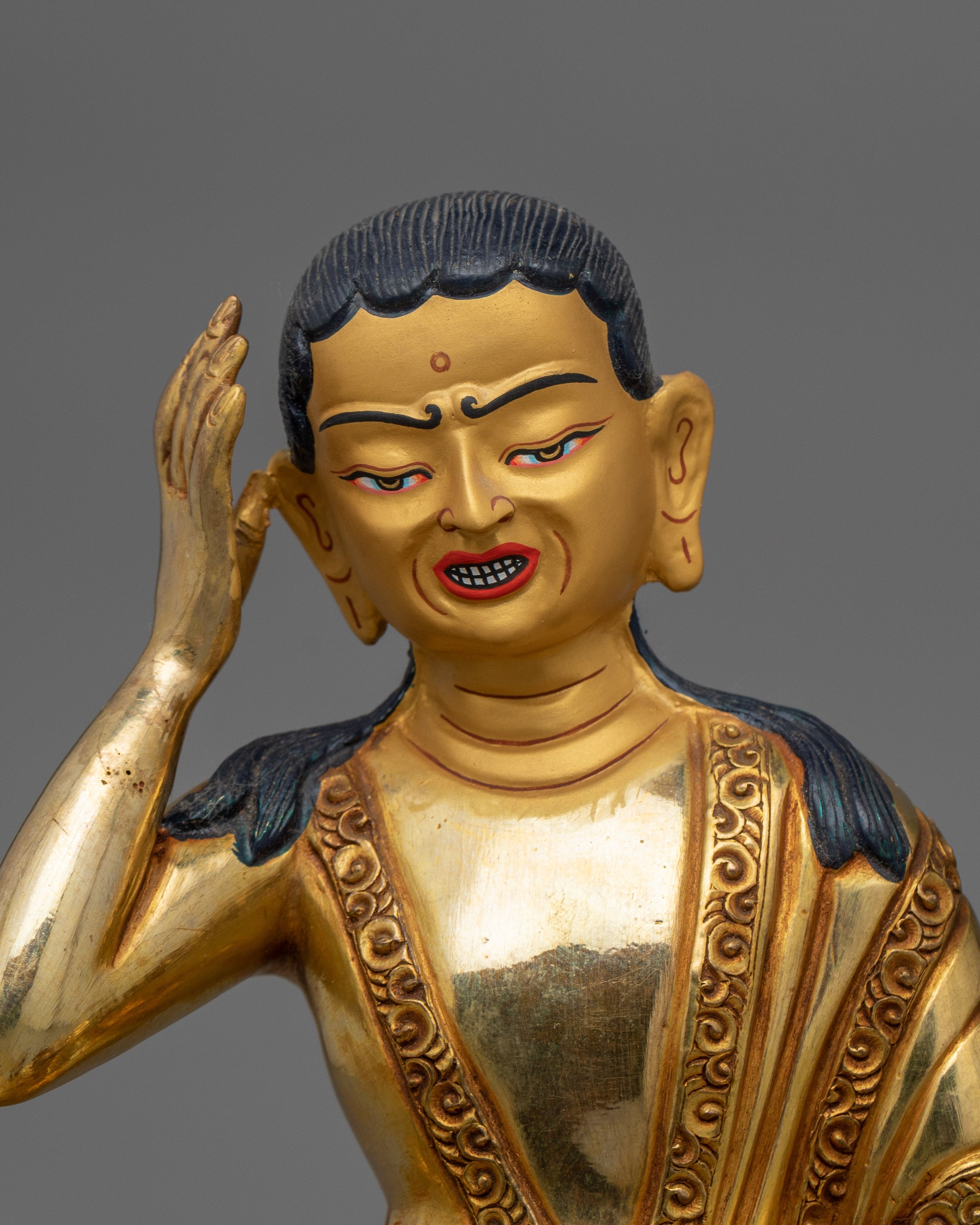 Tibetan Teacher Milarepa Sculpture | The Enlightened Yogi of Tibet