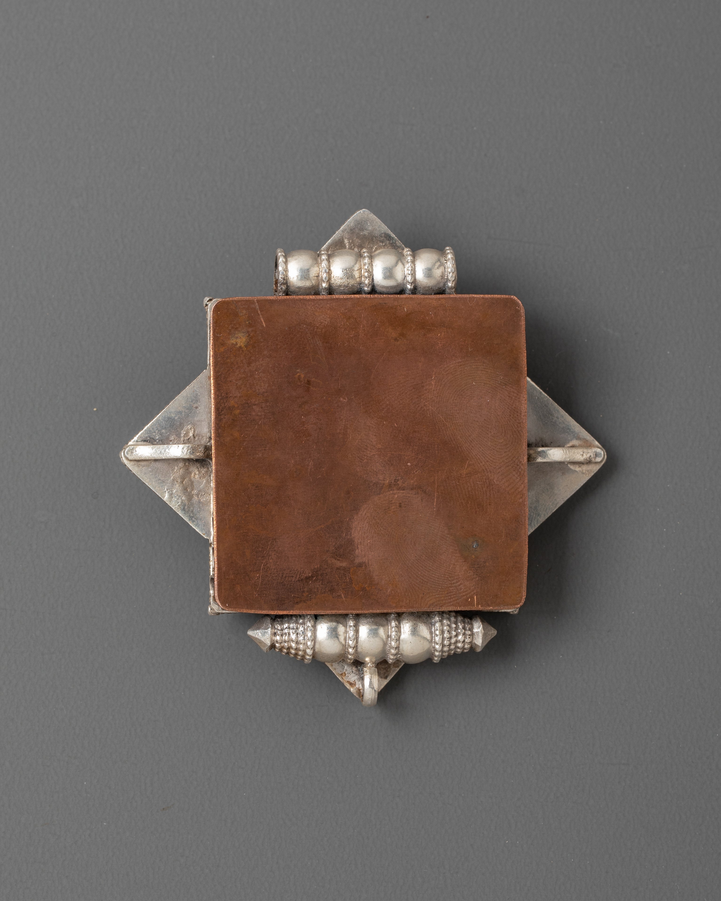 Sacred Tibetan Buddhist Ghau Box Locket | Star Shaped Prayer Amulet Pendant