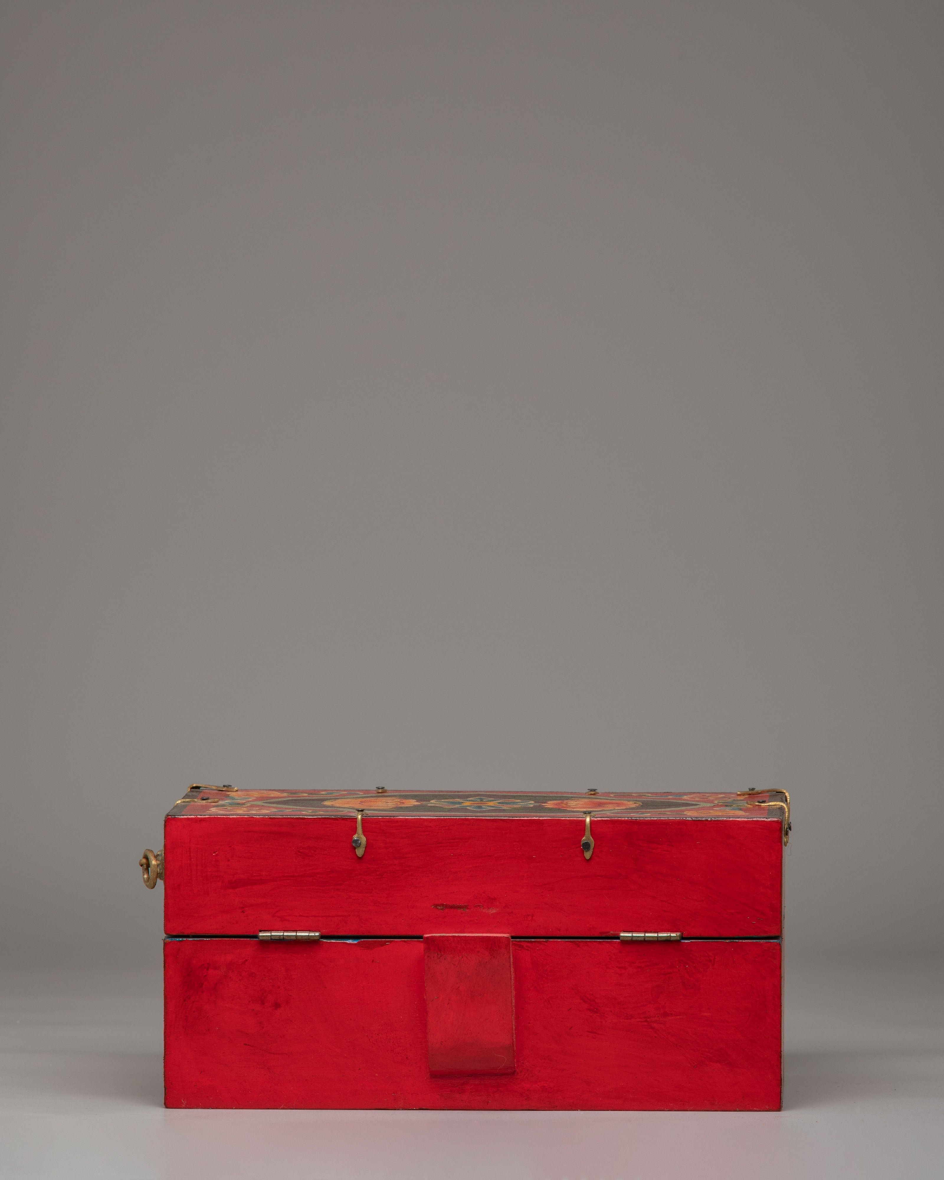 Tibetan Altar Box with Statue | Perfect for Meditation &amp; Spiritual Decor