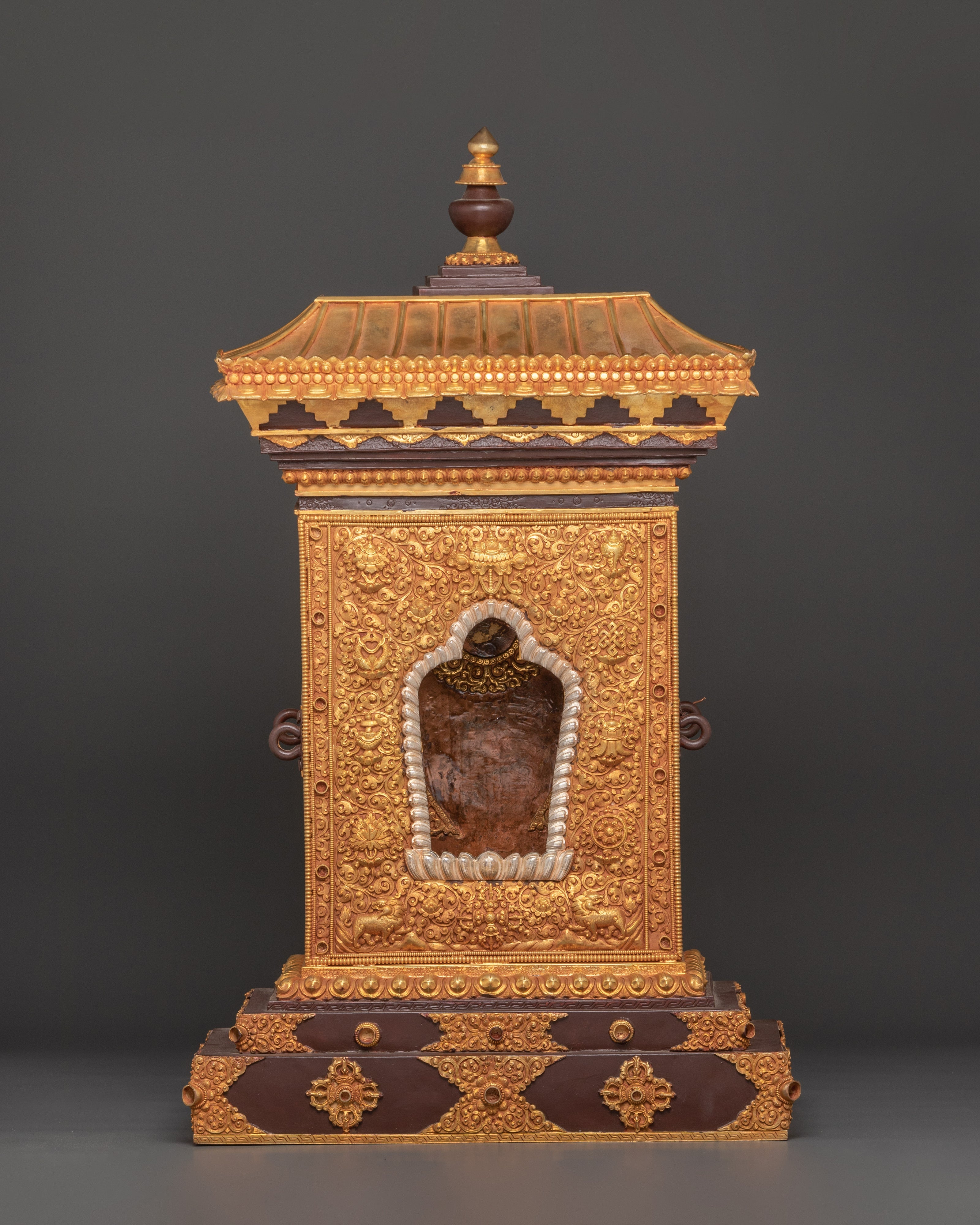 Buddhist Ghau Box with Shakyamuni Buddha |  Spiritual Protection and Meditation
