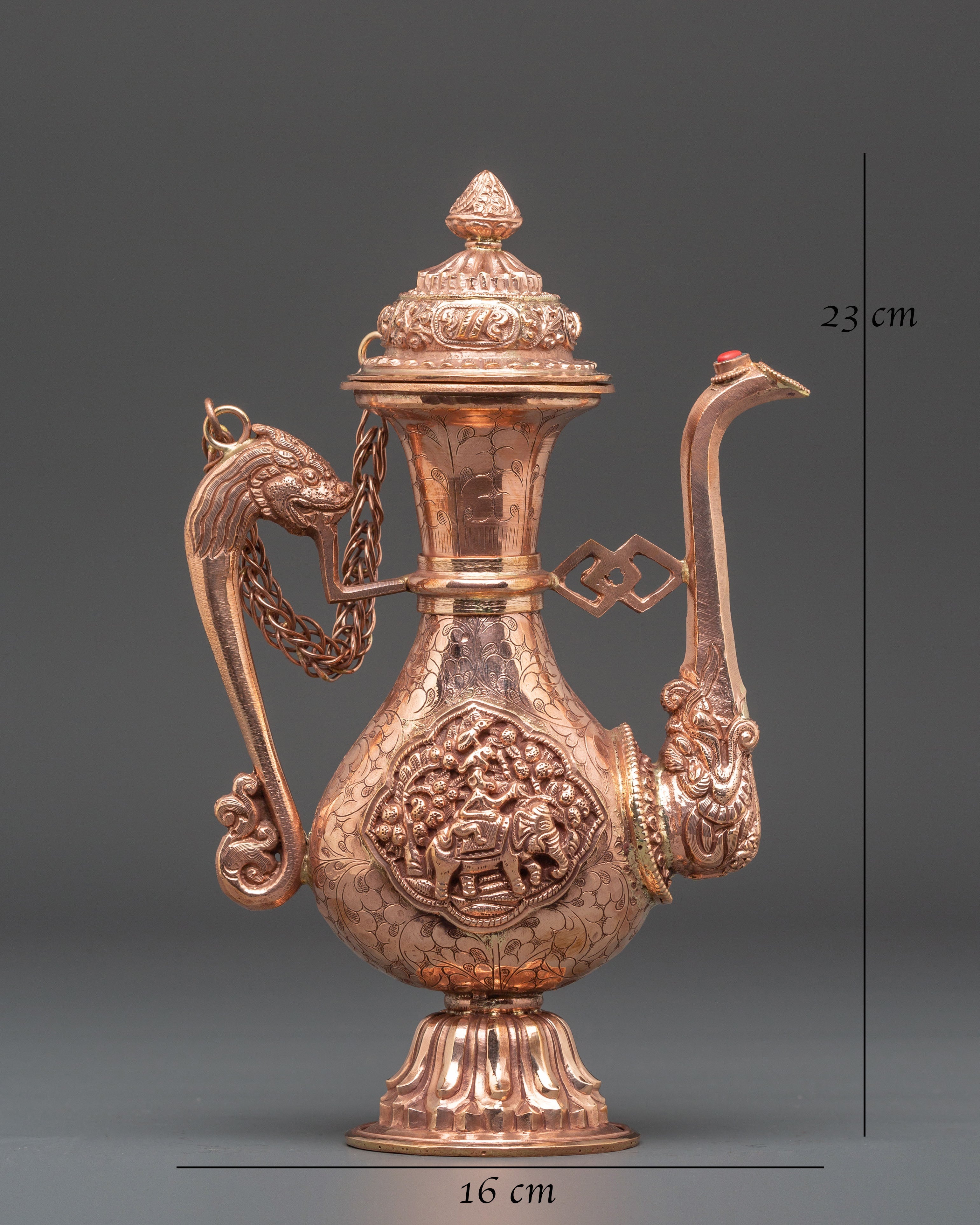 Handmade Copper Bhumba | Tibetan Buddhist Ritual Vase