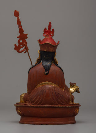 Tibetan Master Padmasambhava Statue | Sculpture for Spiritual Shrine & Altars