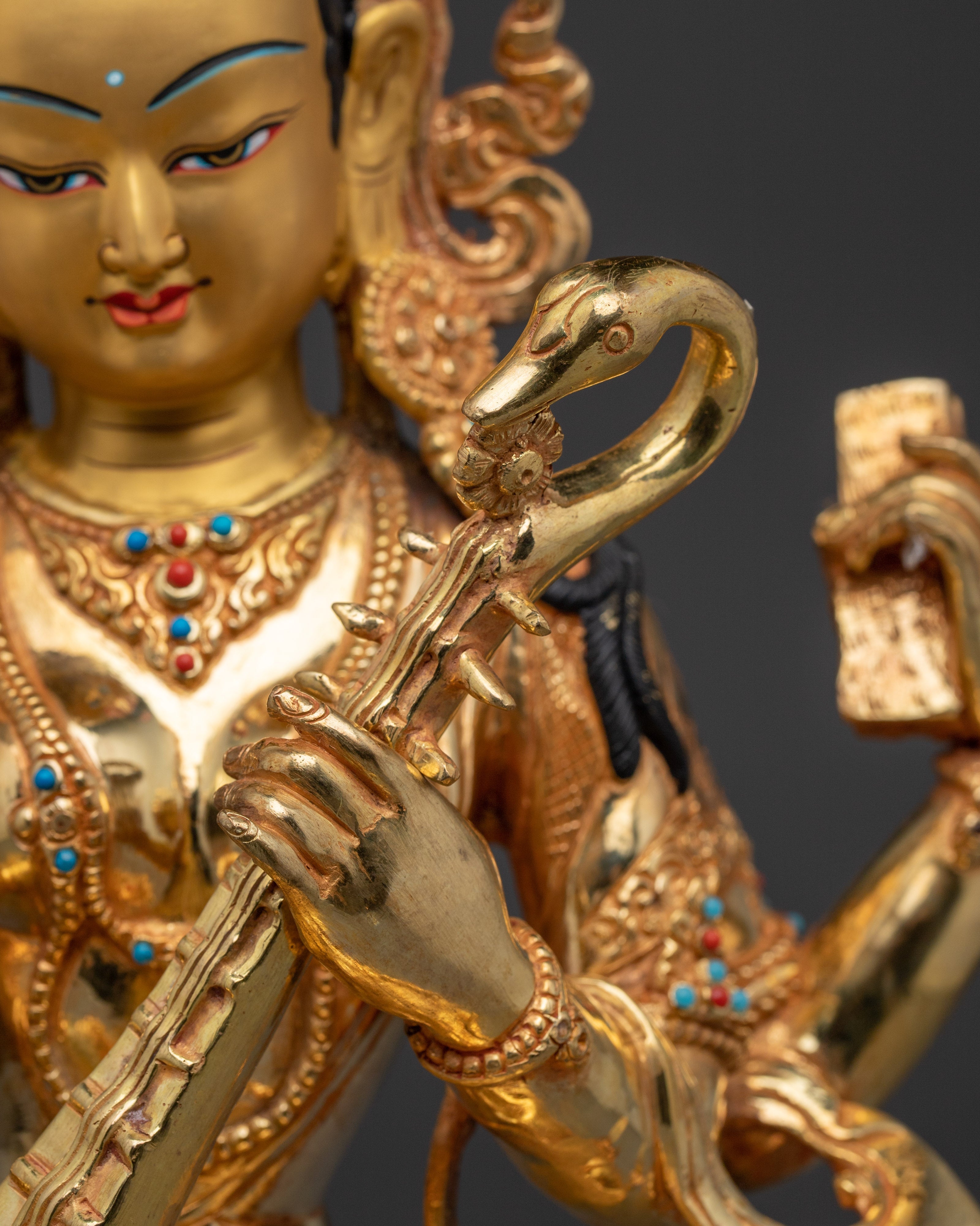 Saraswati Devi Statue | Embodiment of Wisdom