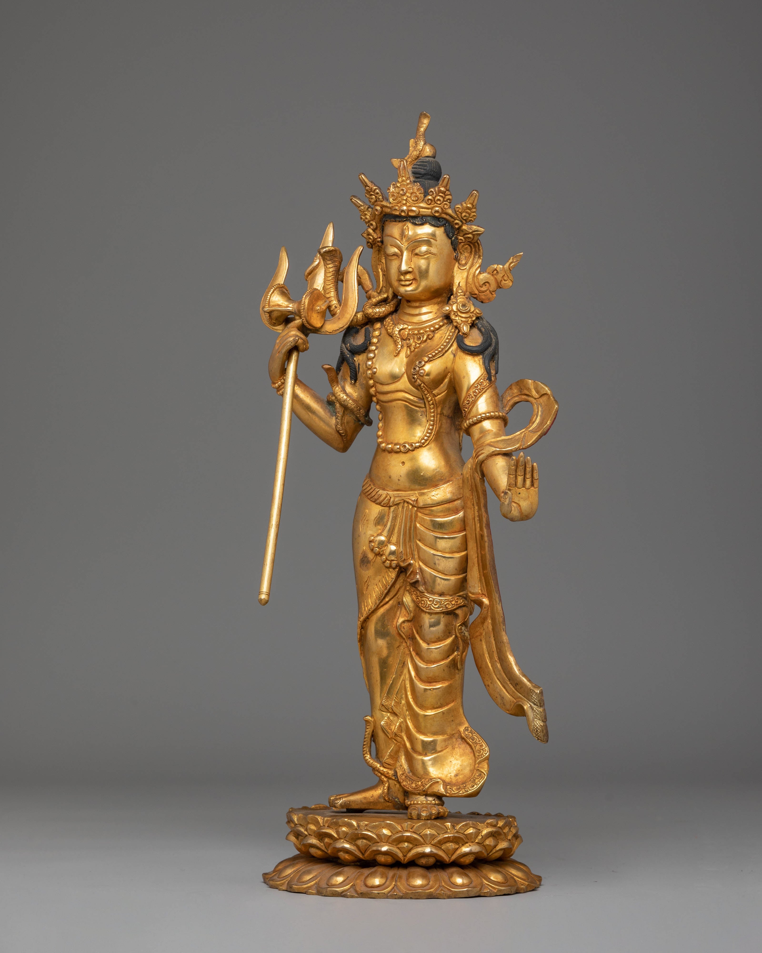 Golden Statue of Lord Shiva | Destroyer and Transformer