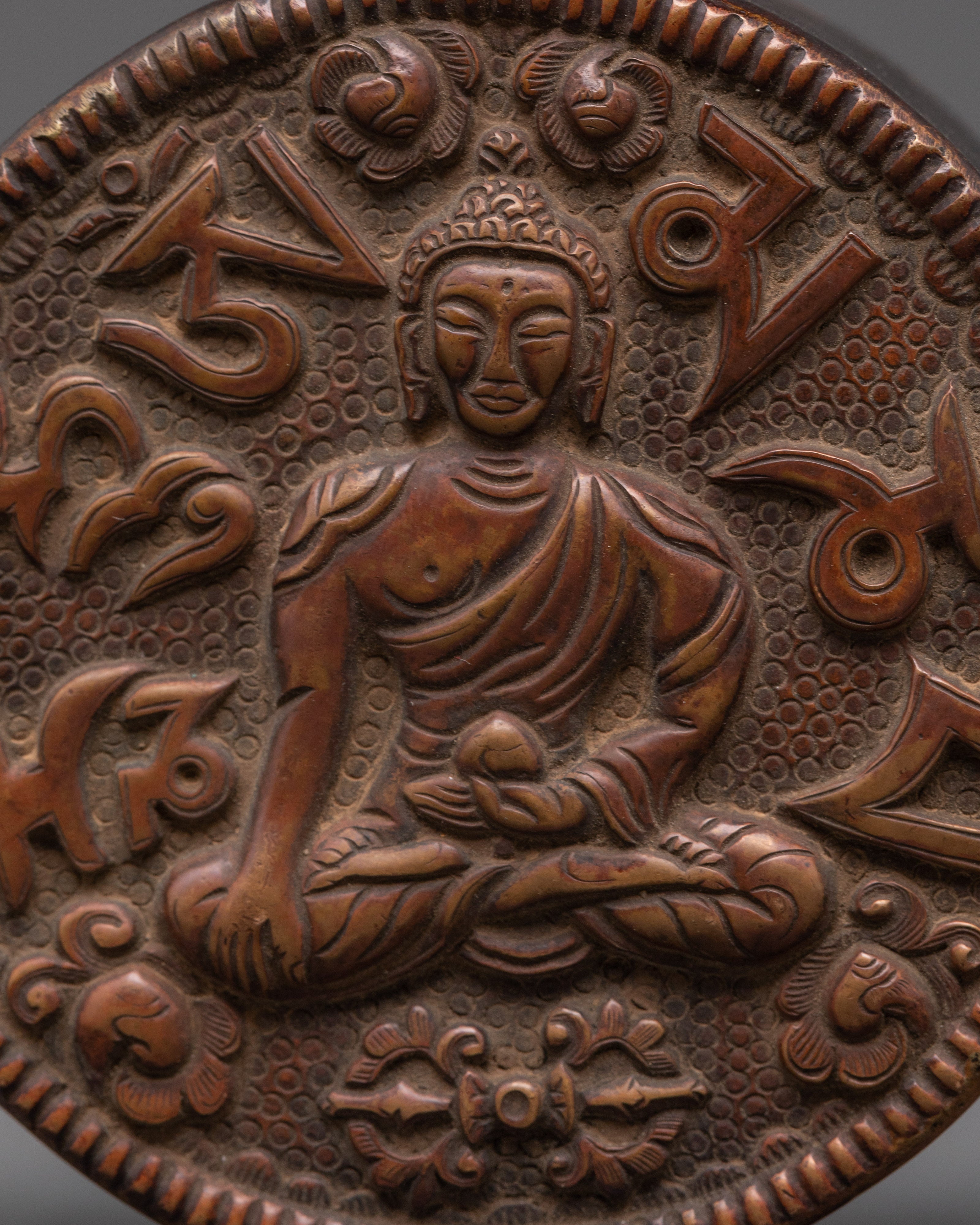 Handcrafted Shakyamuni Buddha Ghau Box | Prayer Amulet for Meditation