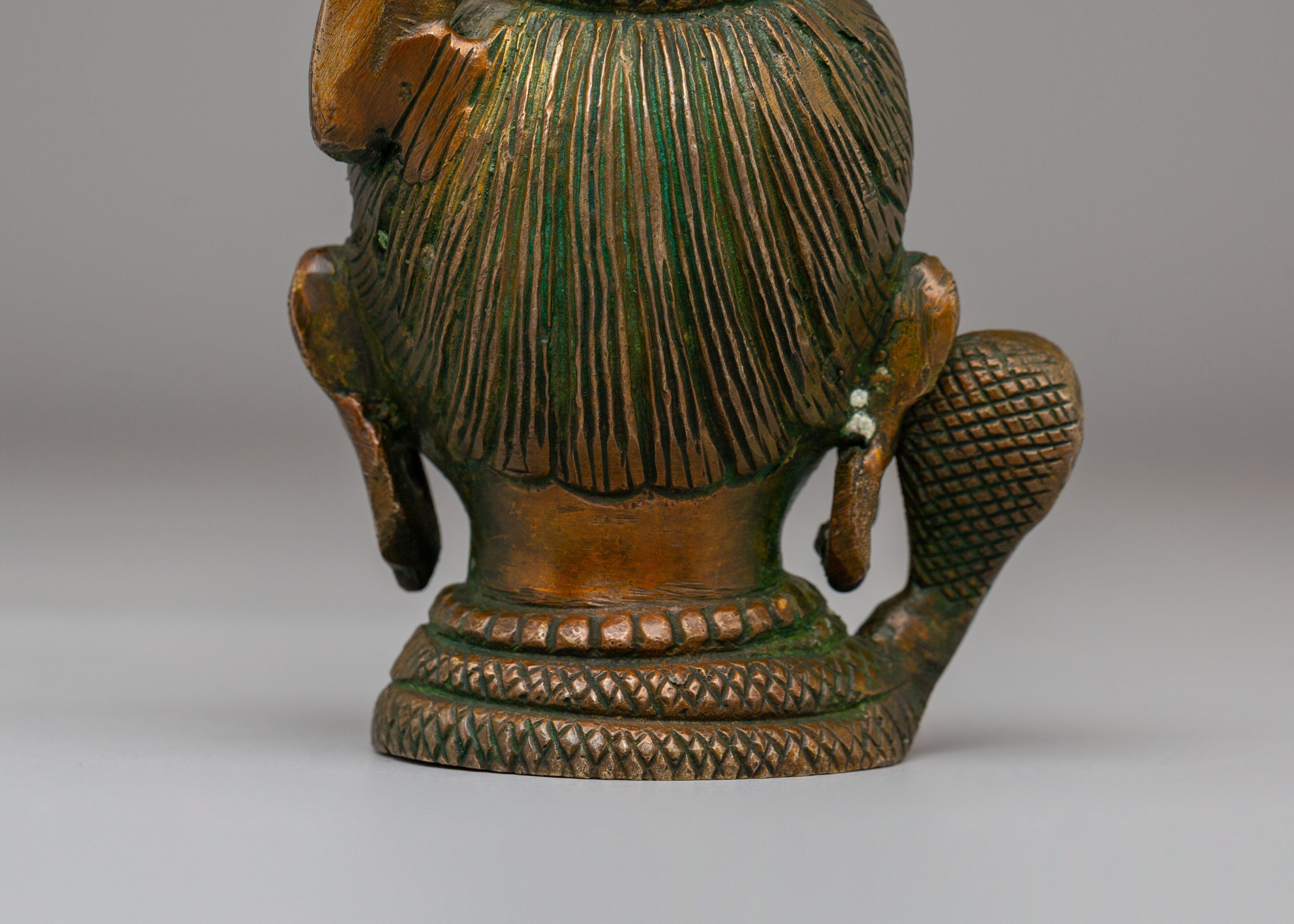 Handmade Shiva Head | Lord Shiva Brass Sculpture