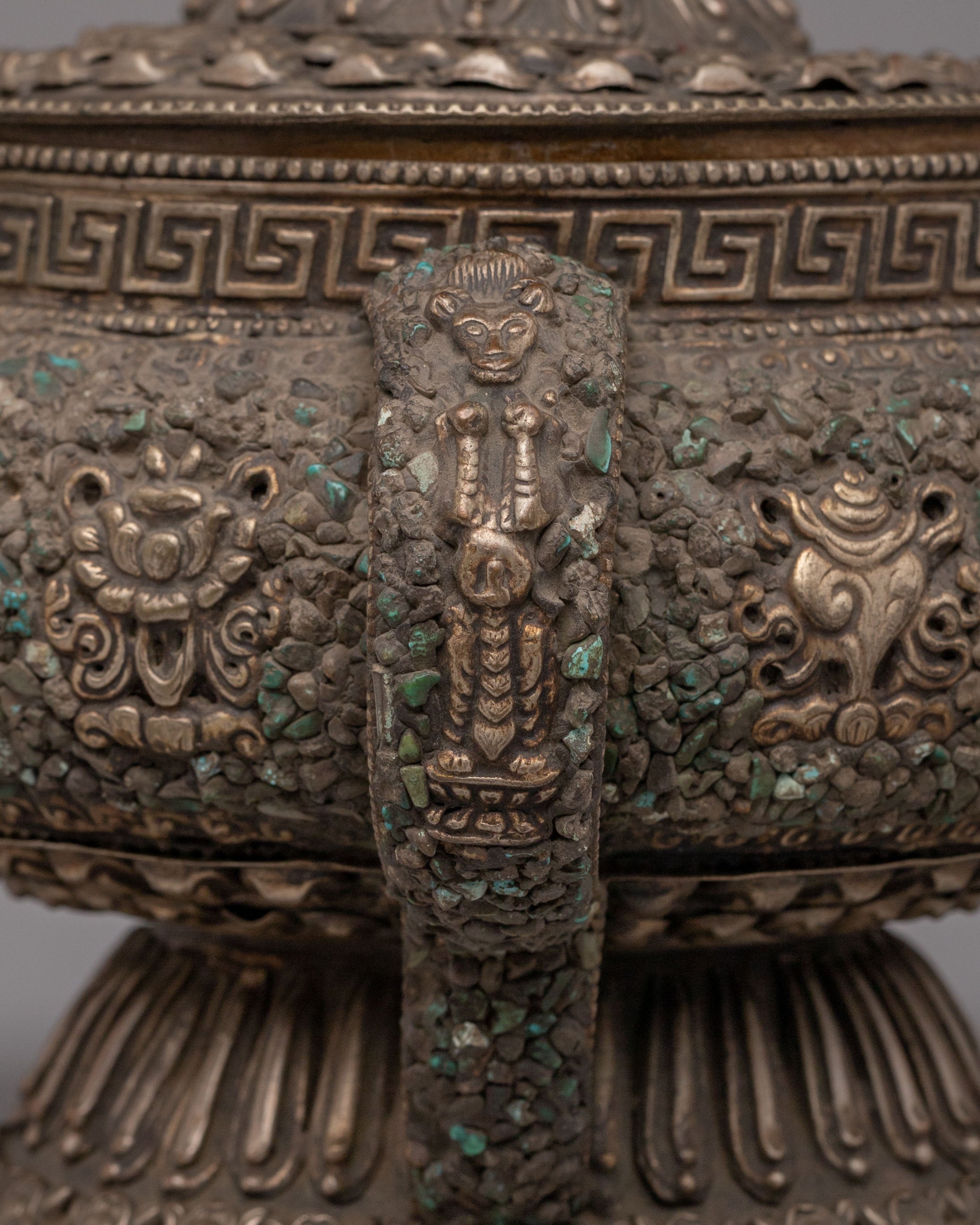 Tibetan Dhupur Rice Pot For Ritual | Symbol of Prosperity and Abundance
