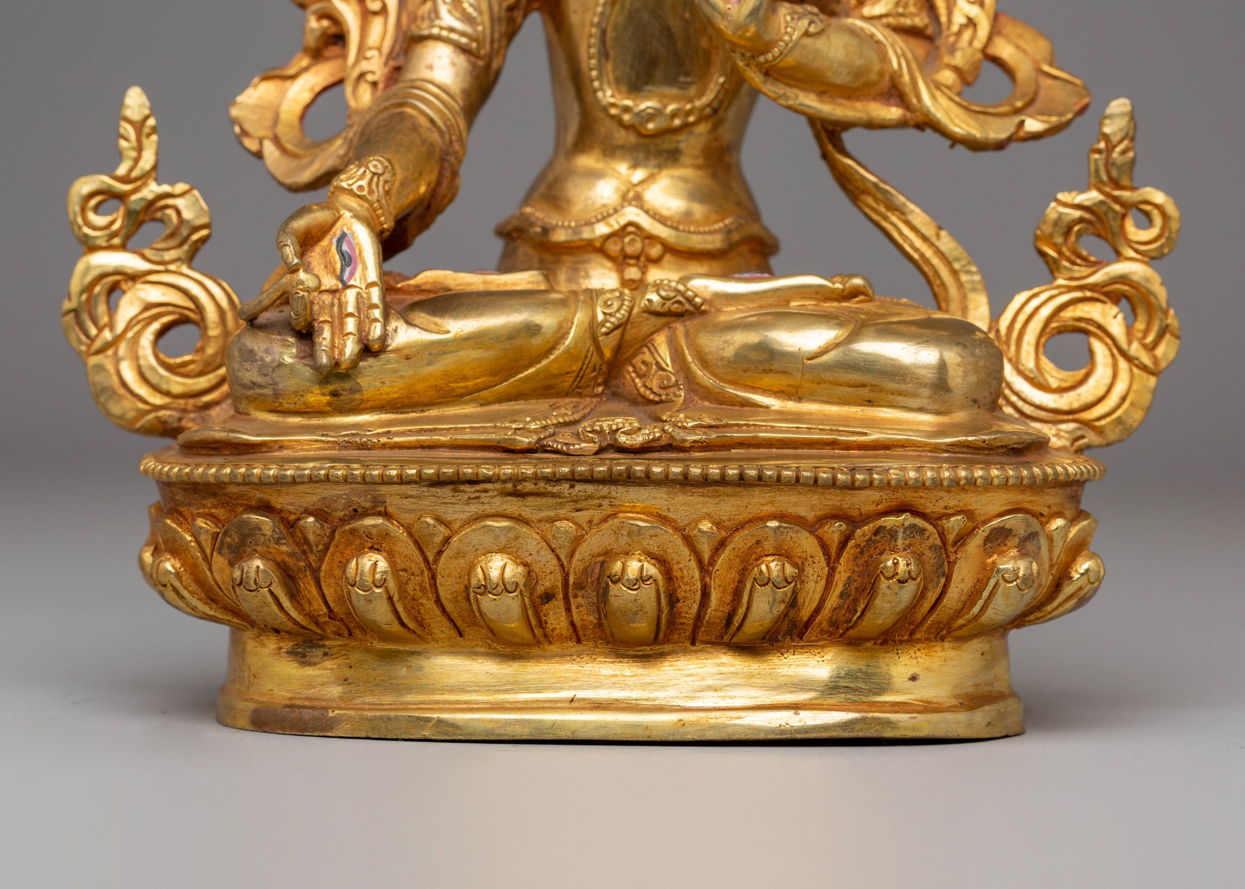 Handcrafted White Tara Sculpture for Decor  | A Symbol of Compassion