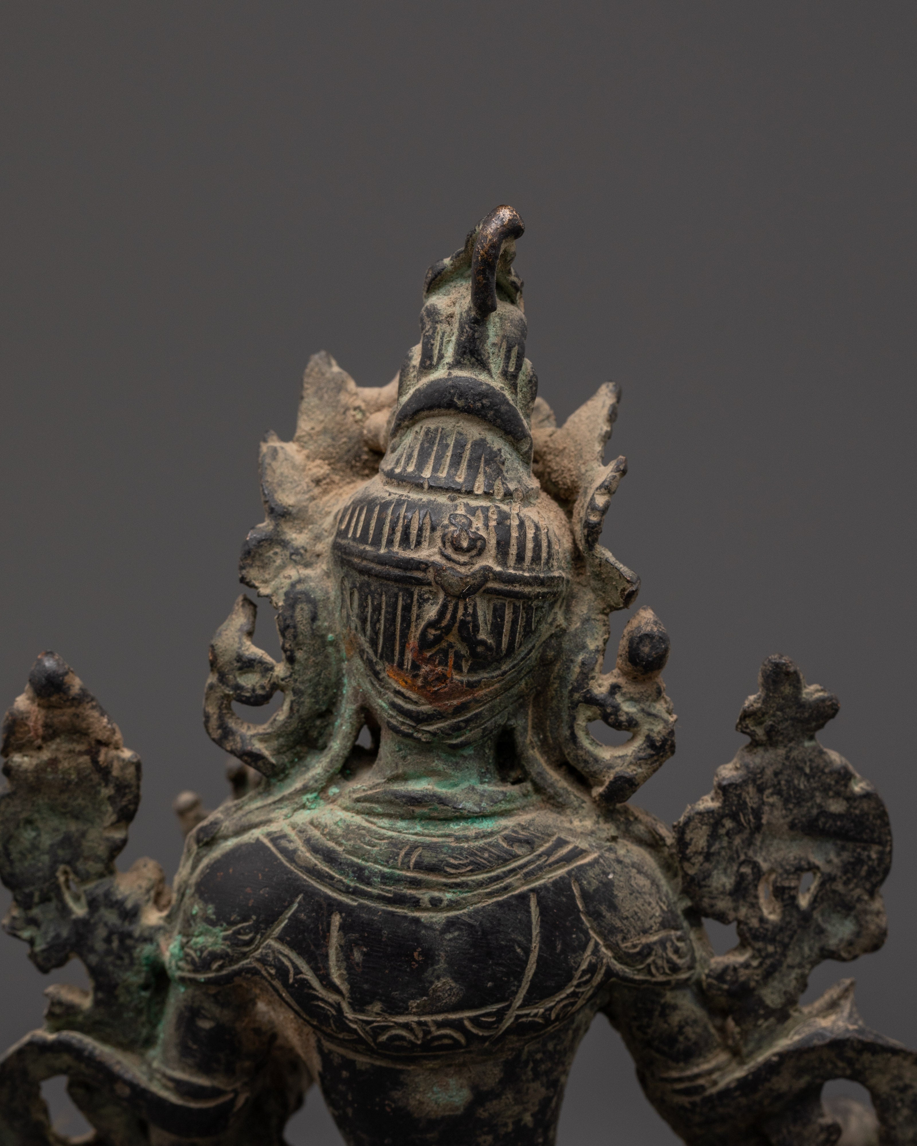 Green Tara Holding a Lotus of Compassion | A Symbol of Healing and Protection