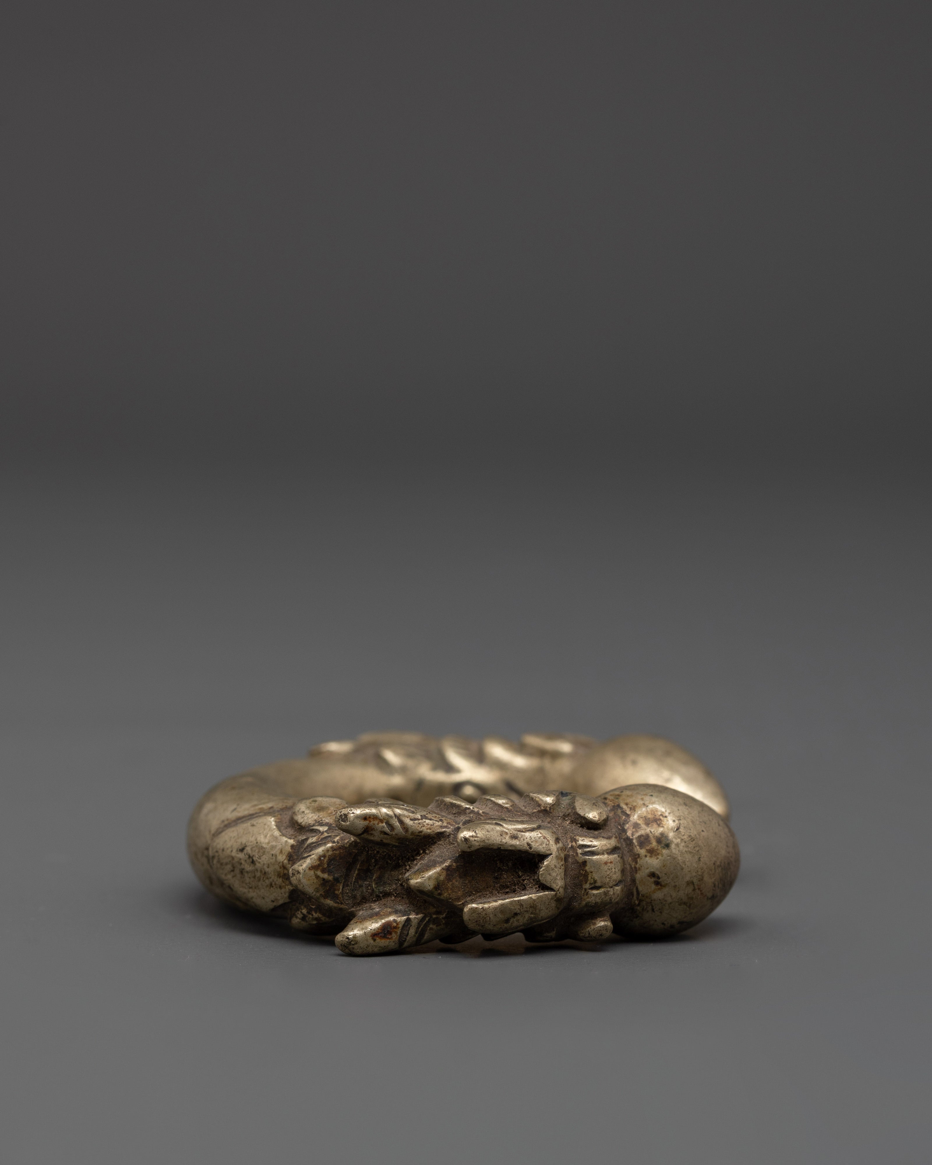 Silver Plated Copper Cuff Bracelet | Handcrafted Tribal Jewelry