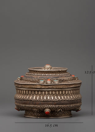 Pure Silver Rice Pot | Traditional Crafts
