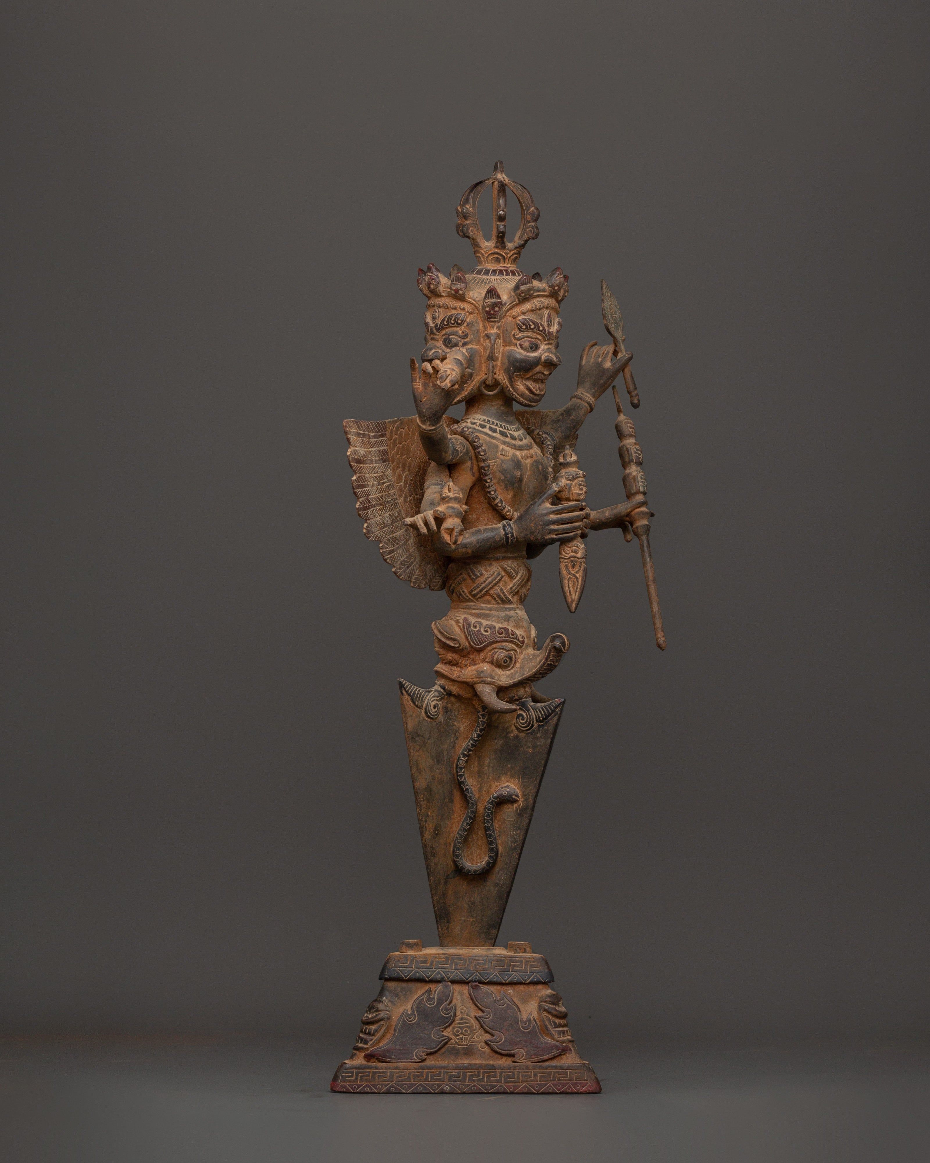 Vajrakilaya Phurba Statue | Wrathful Tibetan Guardian Deity