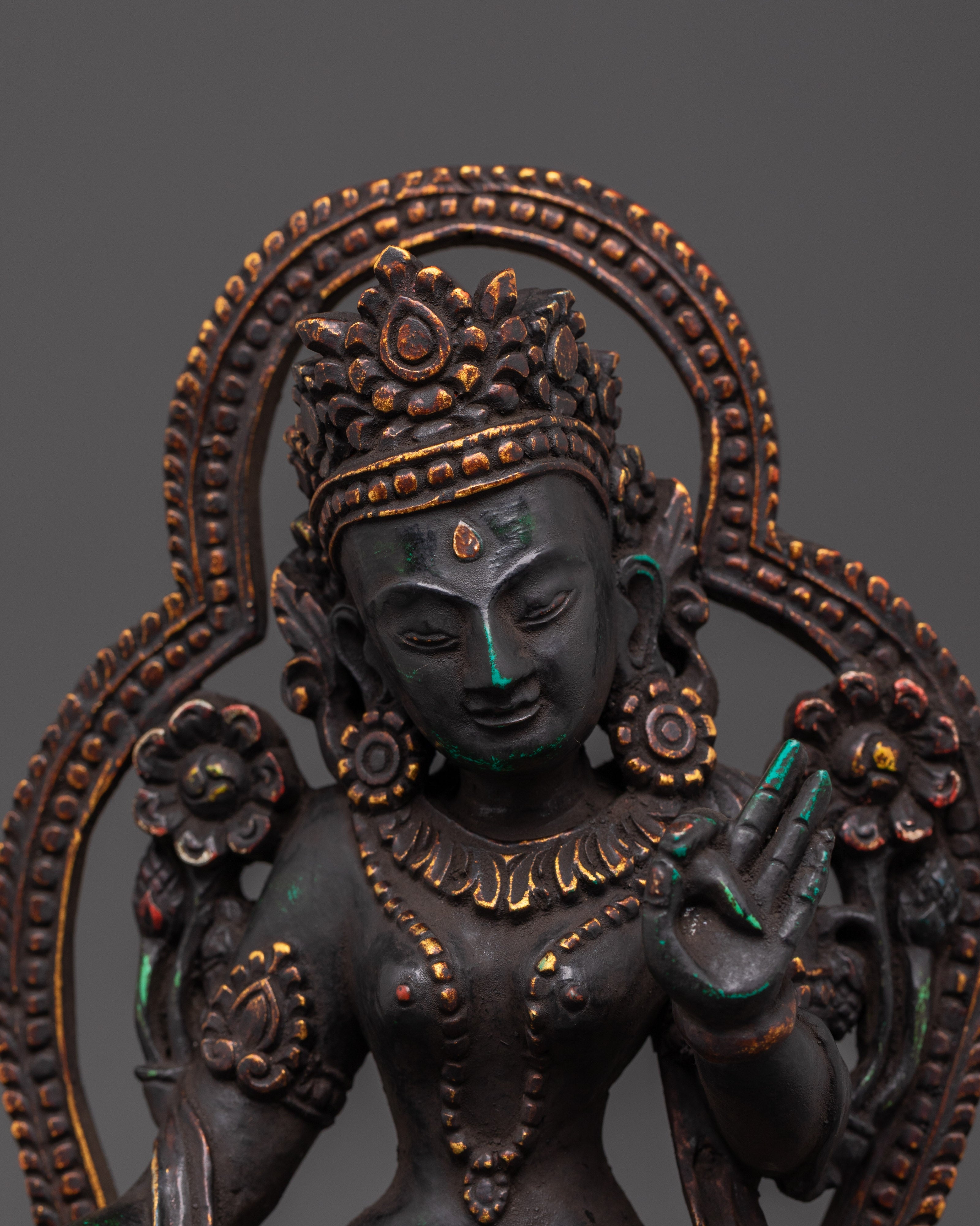 Handmade Tara Statue | Green Tara