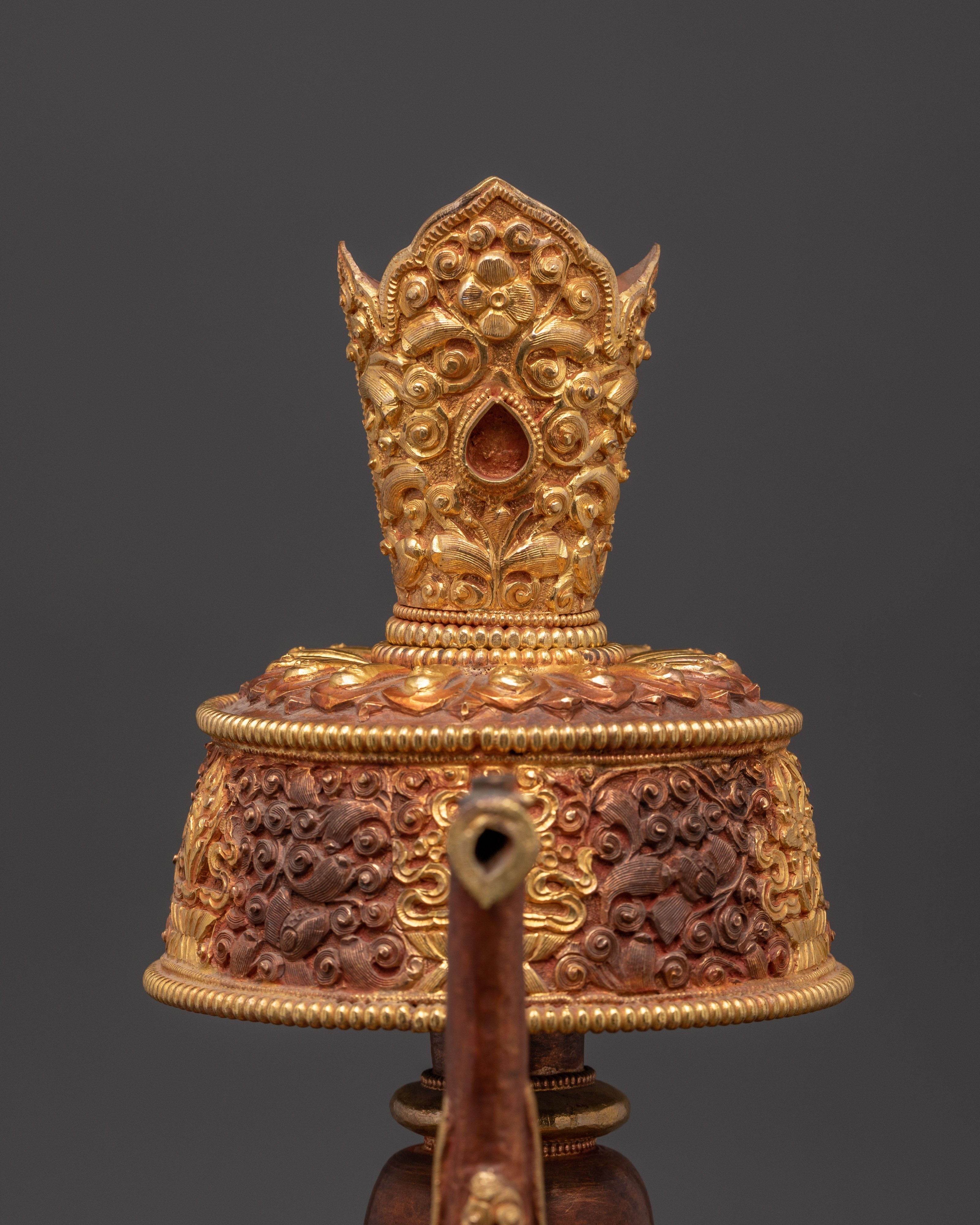 Tibetan Spiritual Offering Bhumba Ritual Vessel | Sacred Altar Decor