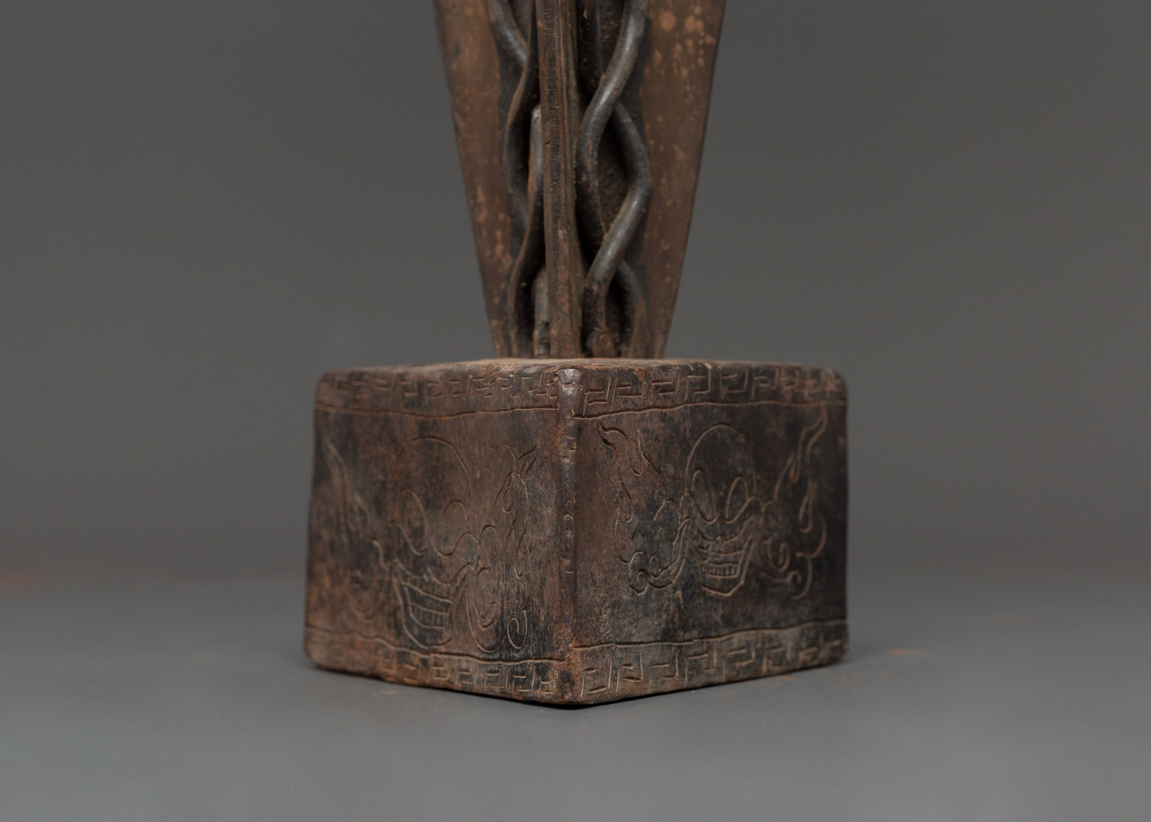 Mahakala Phurba Sacred Item | Wrathful Iron Ritual Dagger