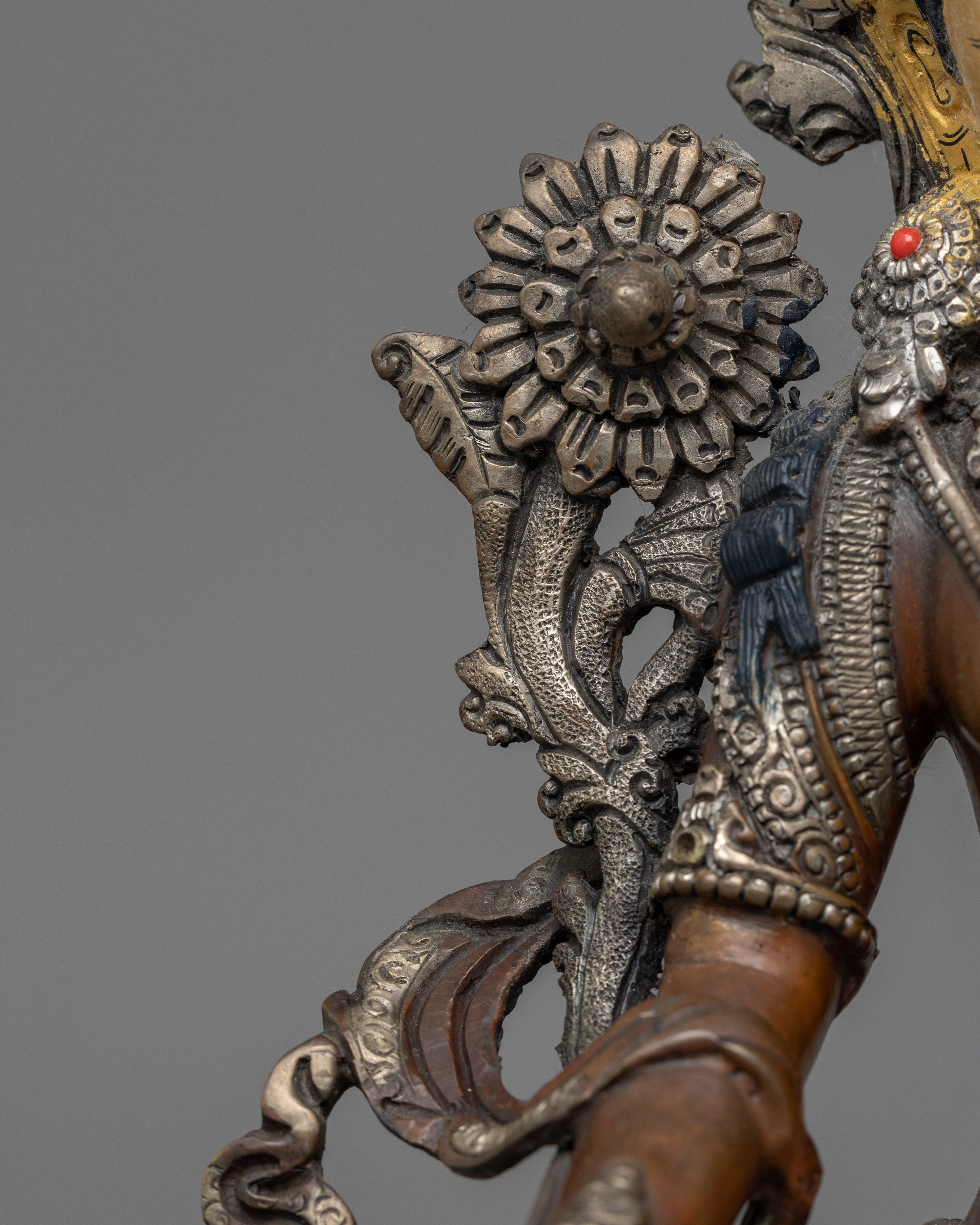 Authentic Tibetan Sculpture White Tara | Embodiment of Compassion and Healing