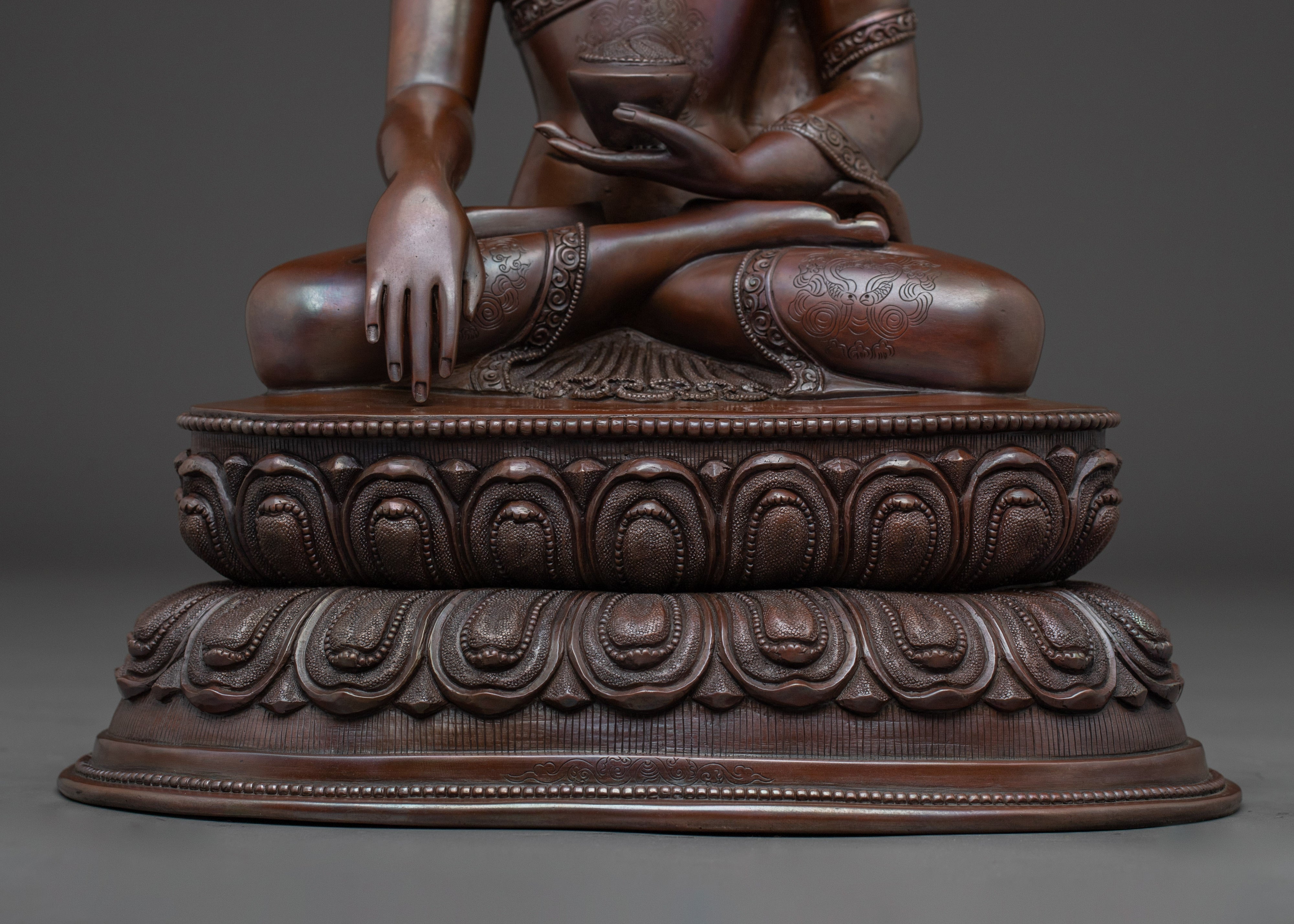 Oxidized Gautama Buddha Artwork | Shakyamuni Buddha Statue