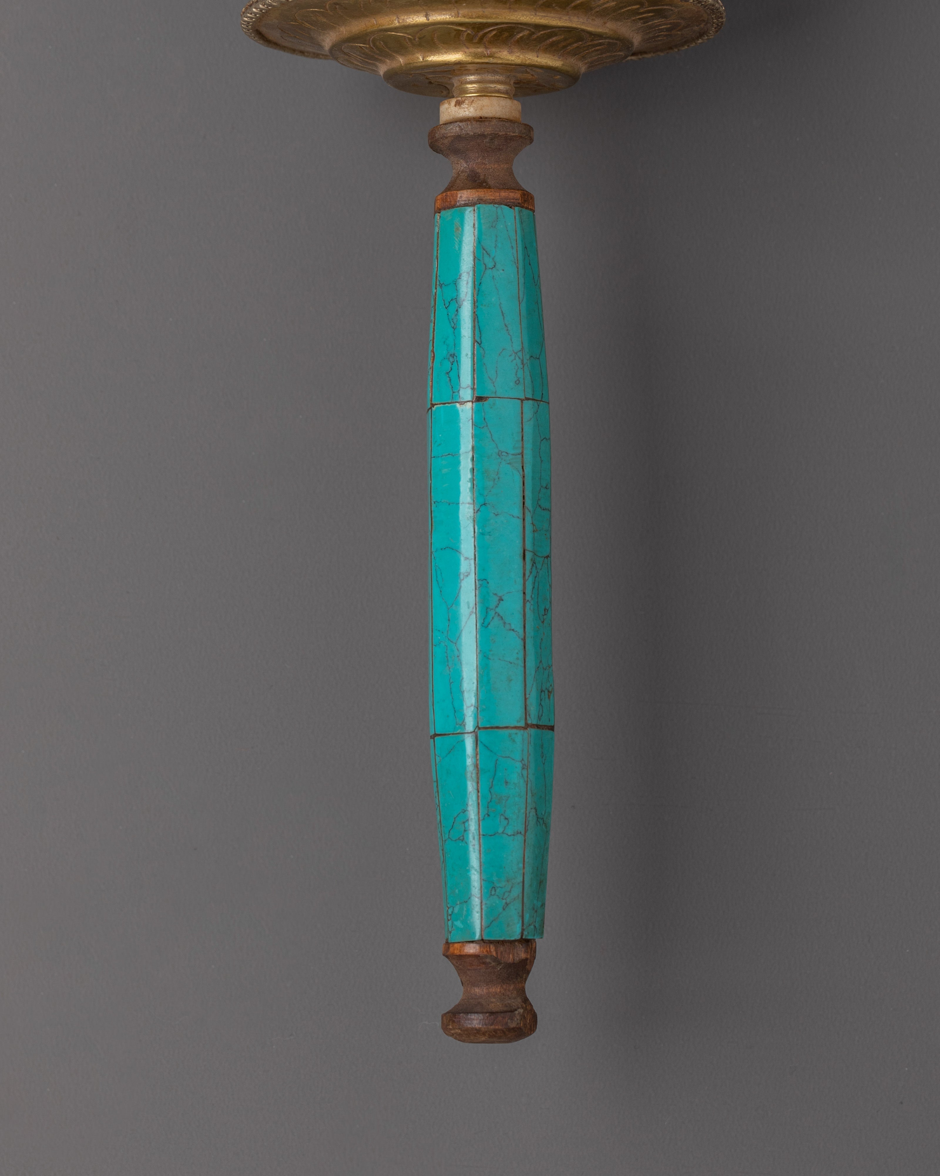 Handcrafted Tibetan Handheld Prayer Wheel | A Sacred Spiritual Tool