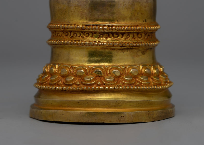 Tibetan Handmade Stupa  | Religious  Sculpture