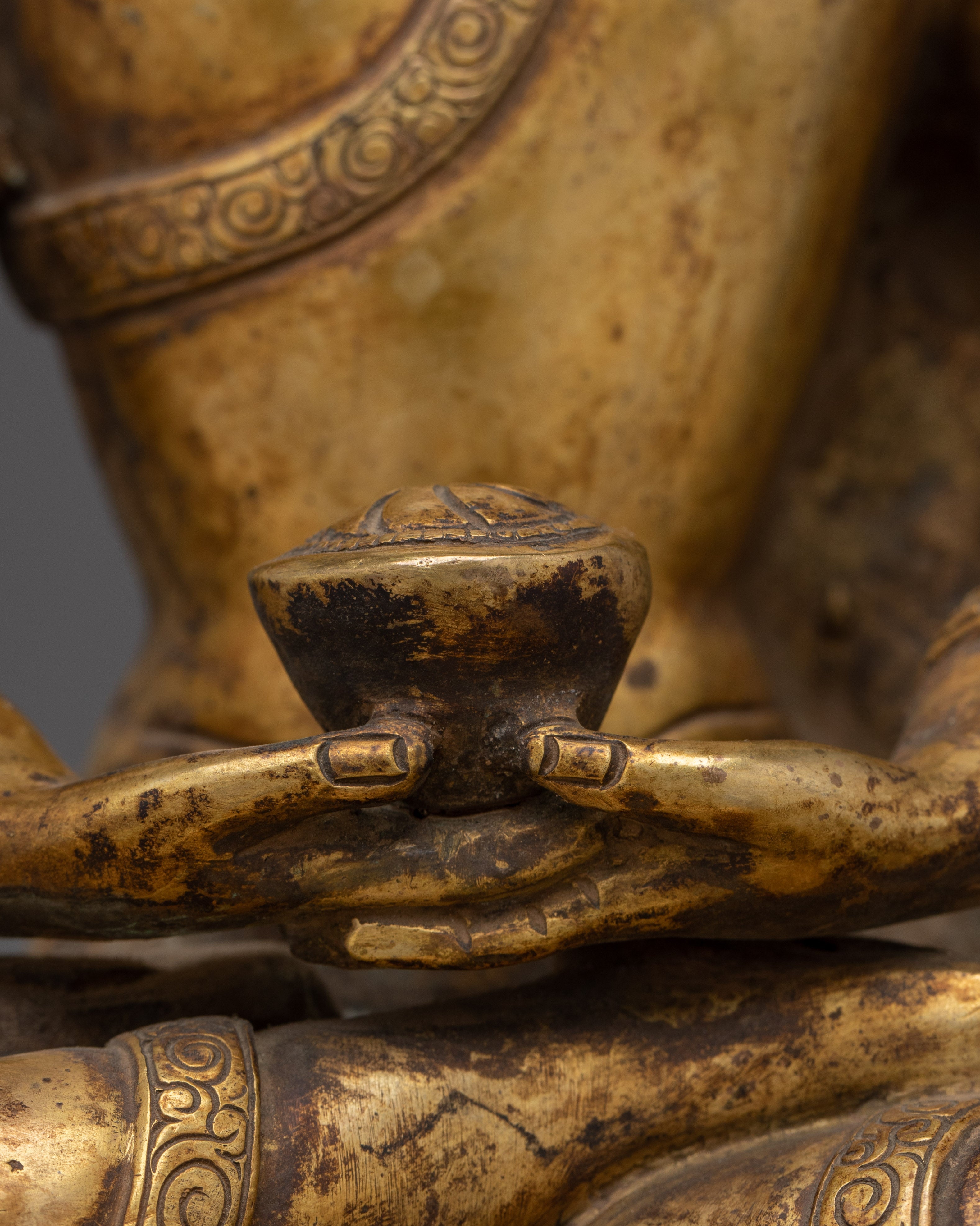Sacred Tibetan Amitabha Buddha Statue | Tibetan craftsmanship