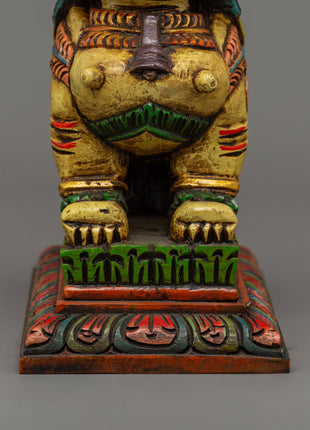 Tibetan Guardian Lion Statue Set | Spiritual Protector & Feng Shui Decor
