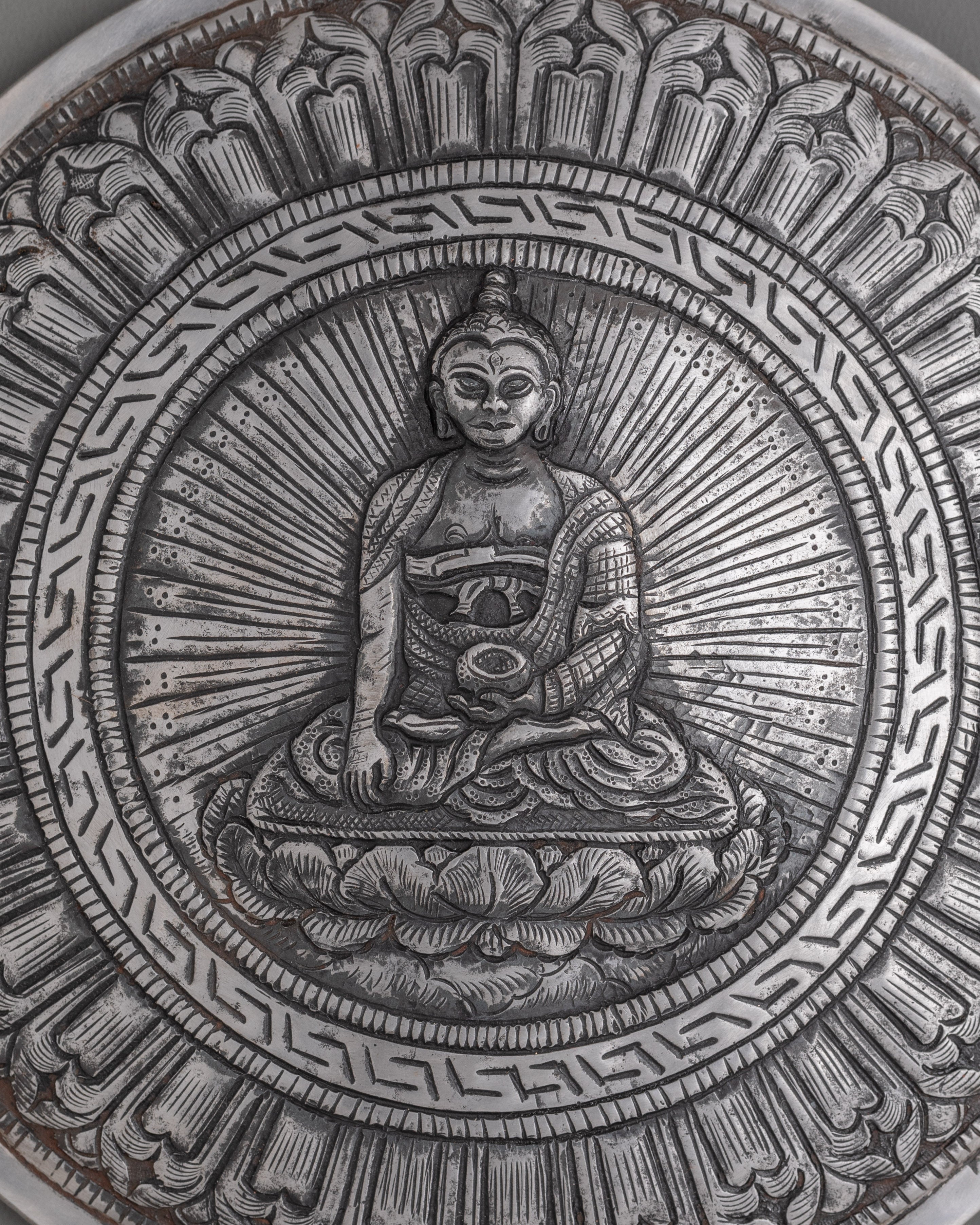 Handcrafted Buddha Wall Hanging | Iron Buddha Art