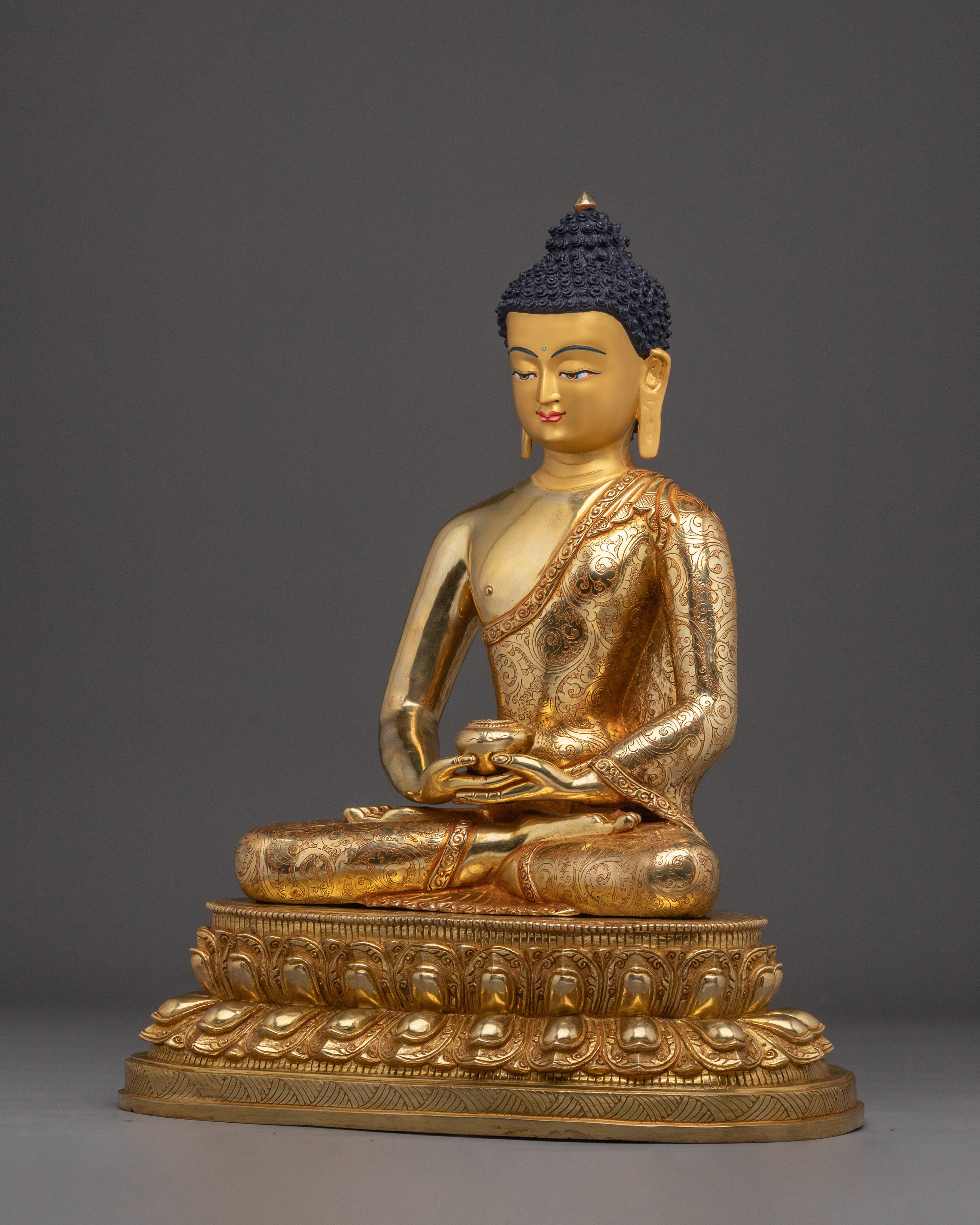 Handcrafted Sculpture Amitabha Buddha | Tibetan Buddhist Art