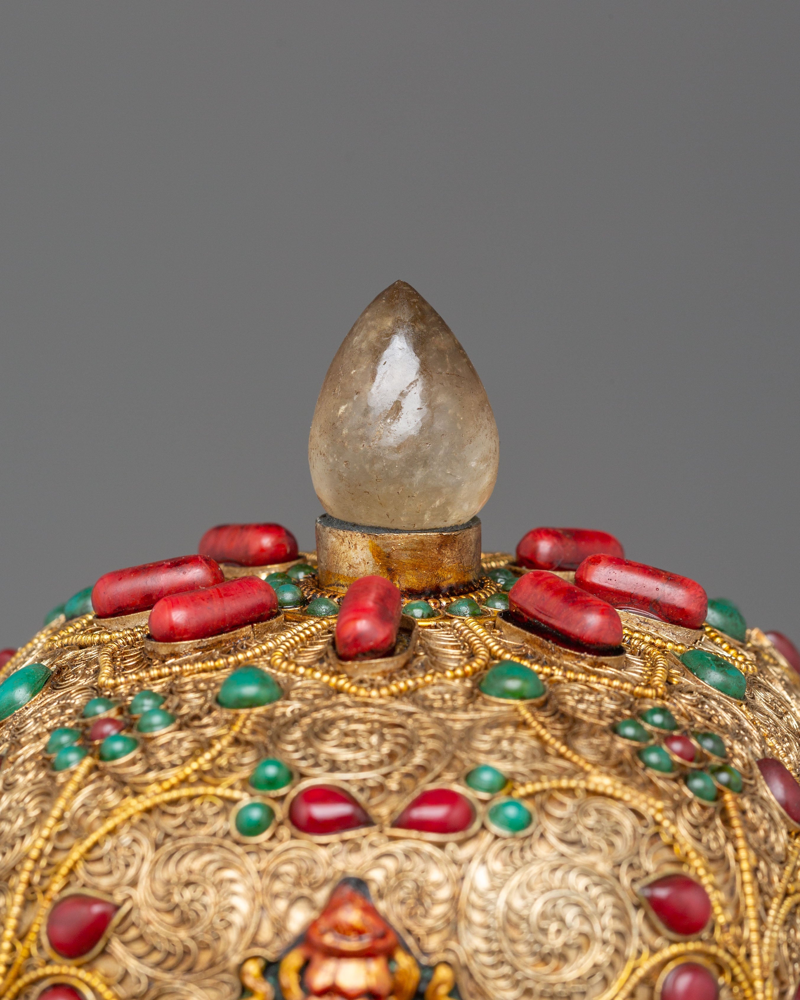 Sacred Kapala Ritual Offering Cup | Traditional Tibetan Altarware