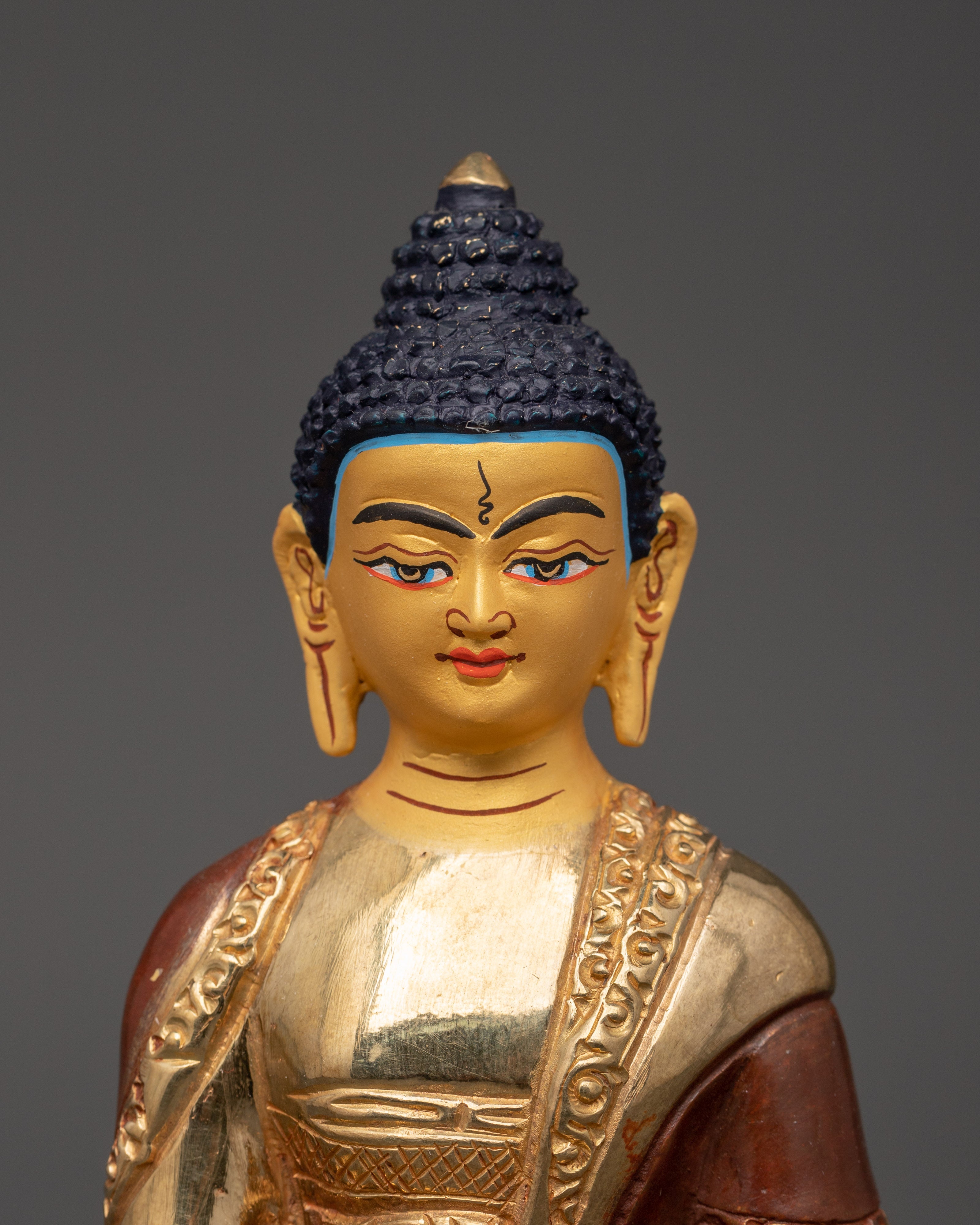 Elegant Shakyamuni Buddha Statue | 15.5cm Spiritual Decor