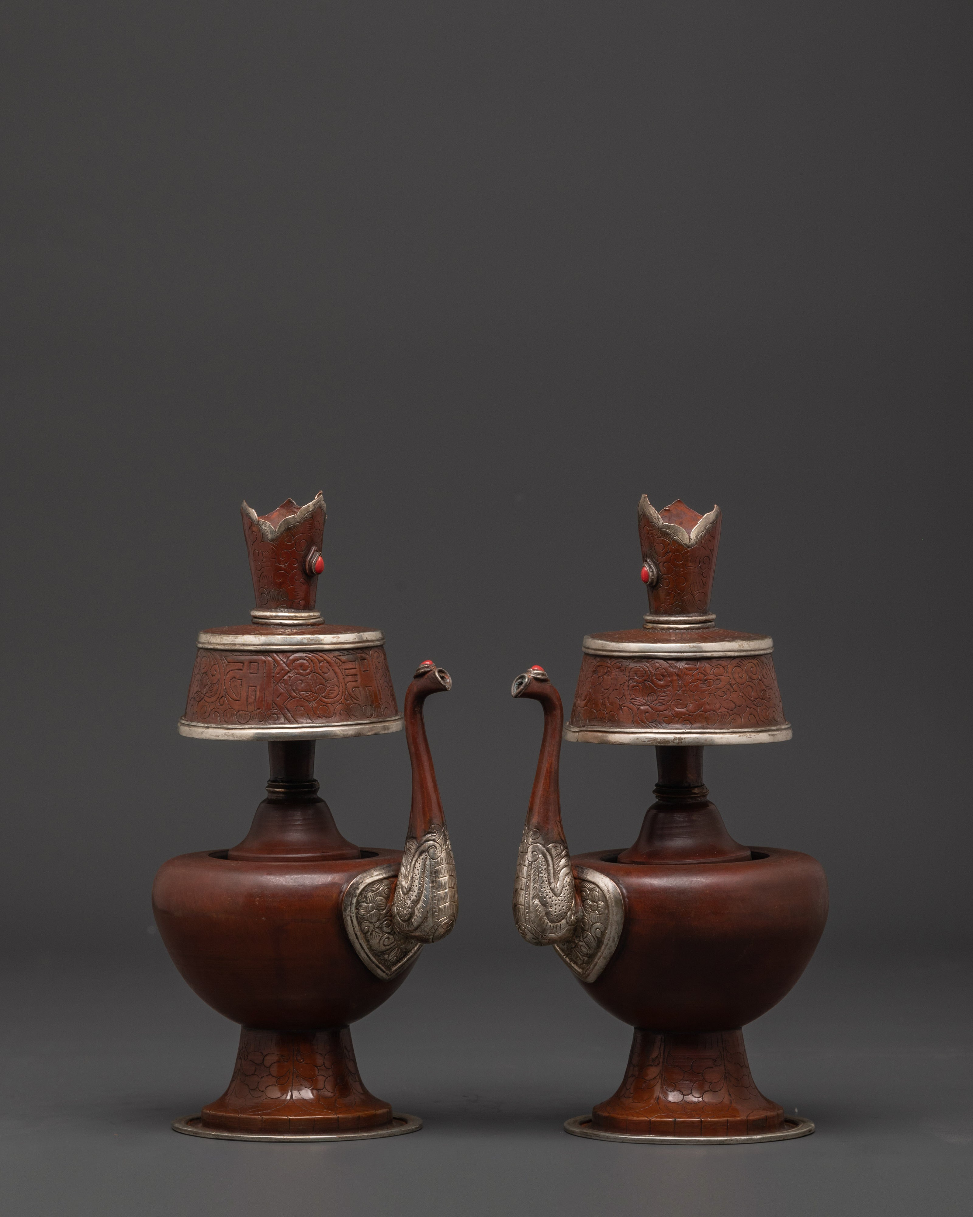 Buddhist Ceremonial Bhumba Set | Handcrafted Puja Altar Decor Set