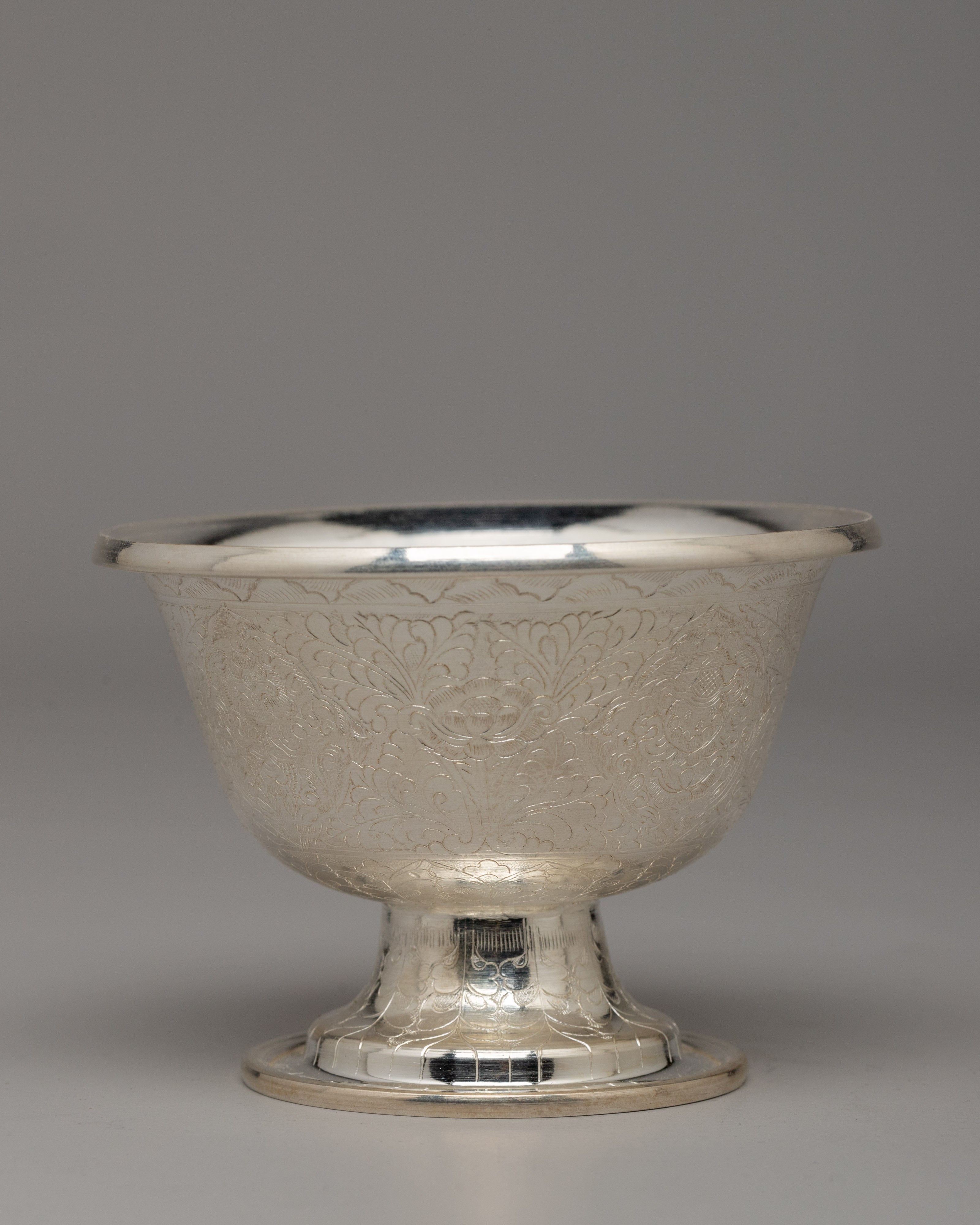 Religious Seven Set Silver Offering Bowl | A Symbol of Devotion and Respect