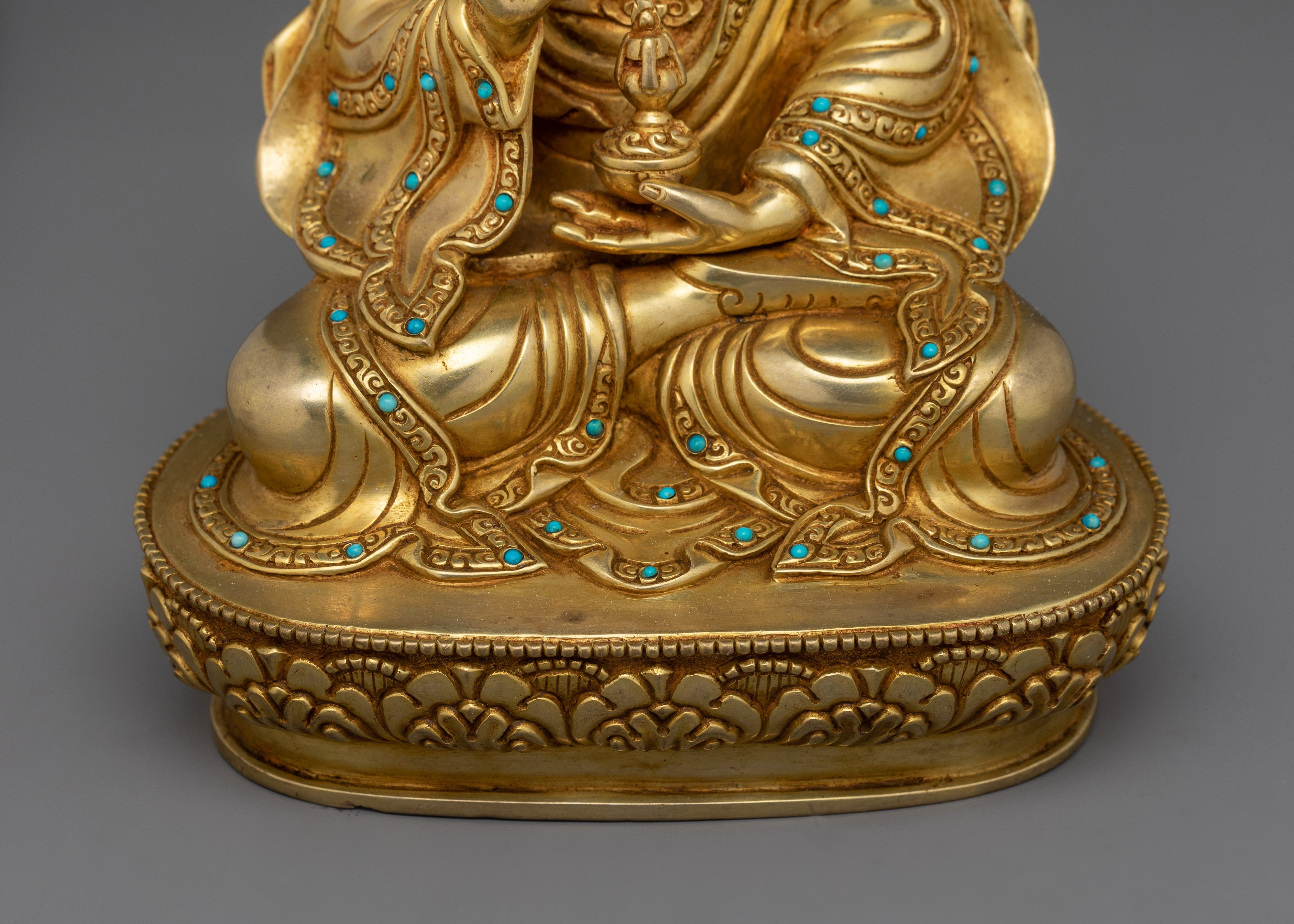 Guru Rinpoche Meditation Practice Statue | Tibetan Buddhist Master for Spiritual Practices