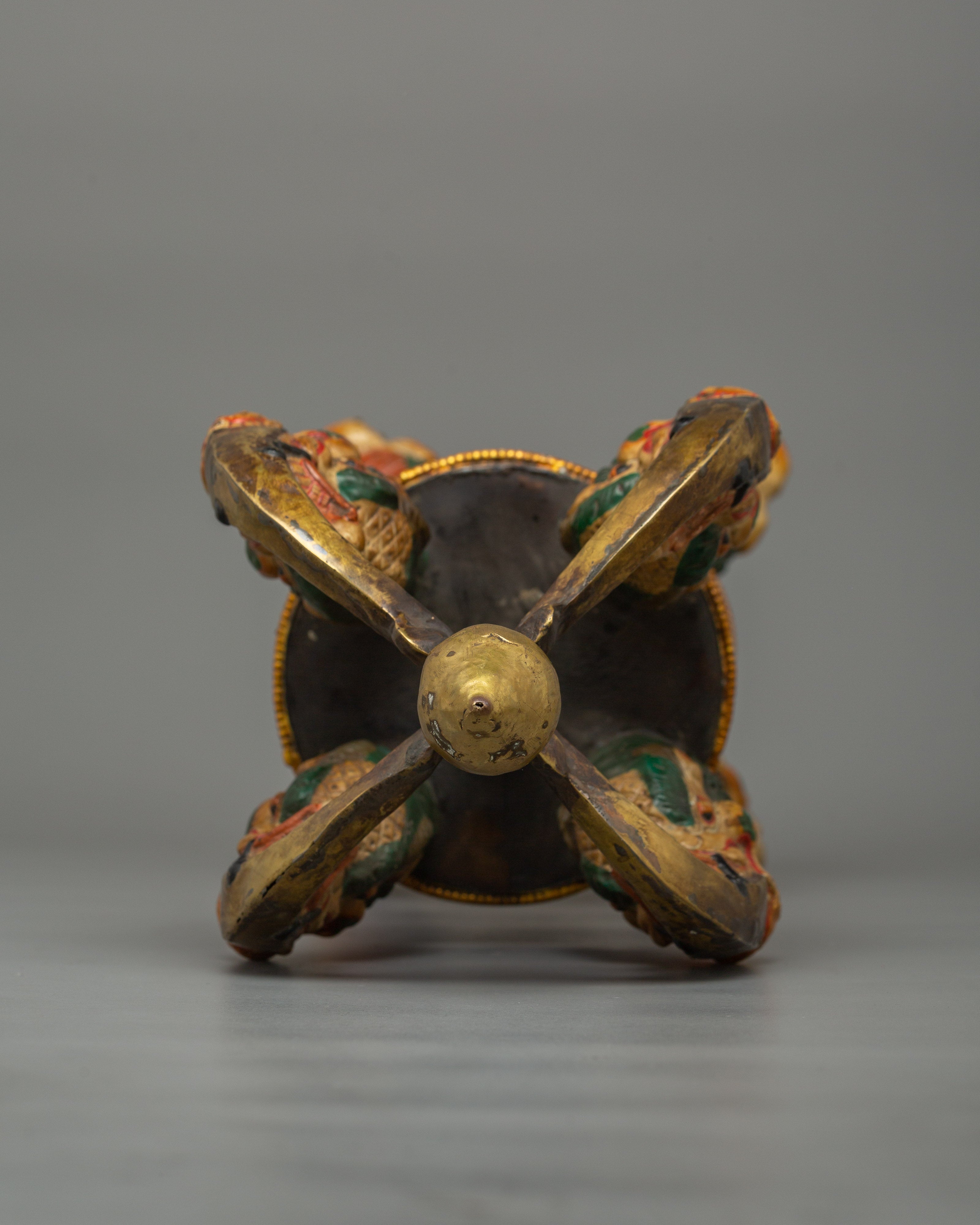 Vajra Ritual Tibetan Vajra Dorje Ritual Tool | Sacred Tibetan Buddhist Symbol of En ...